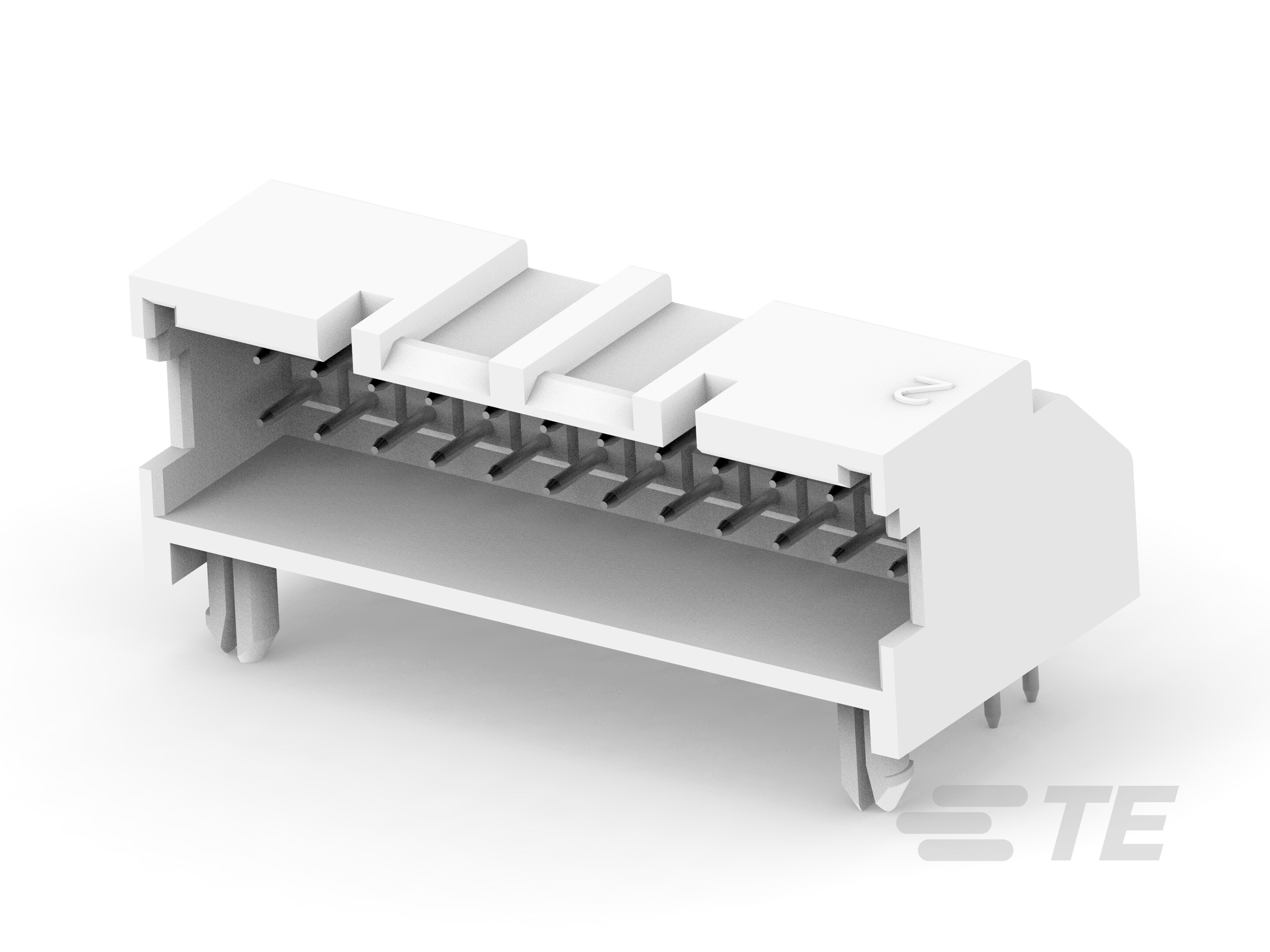 ASSY,HDR,RIGHT ANGLE,GWT,DUAL ROW, EP2.5-2-2323750-4