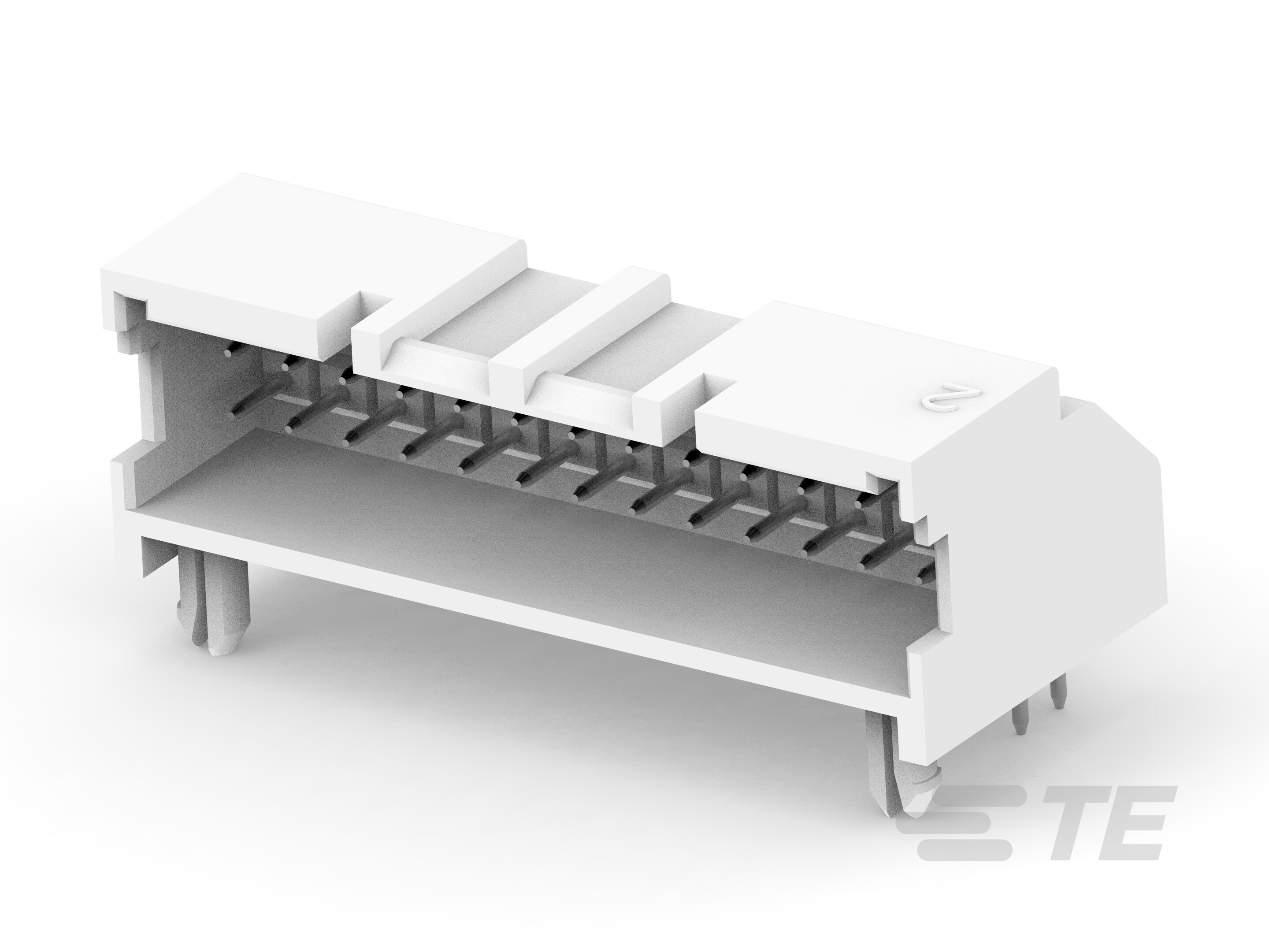 ASSY,HDR,RIGHT ANGLE,GWT,DUAL ROW, EP2.5-2-2323750-6