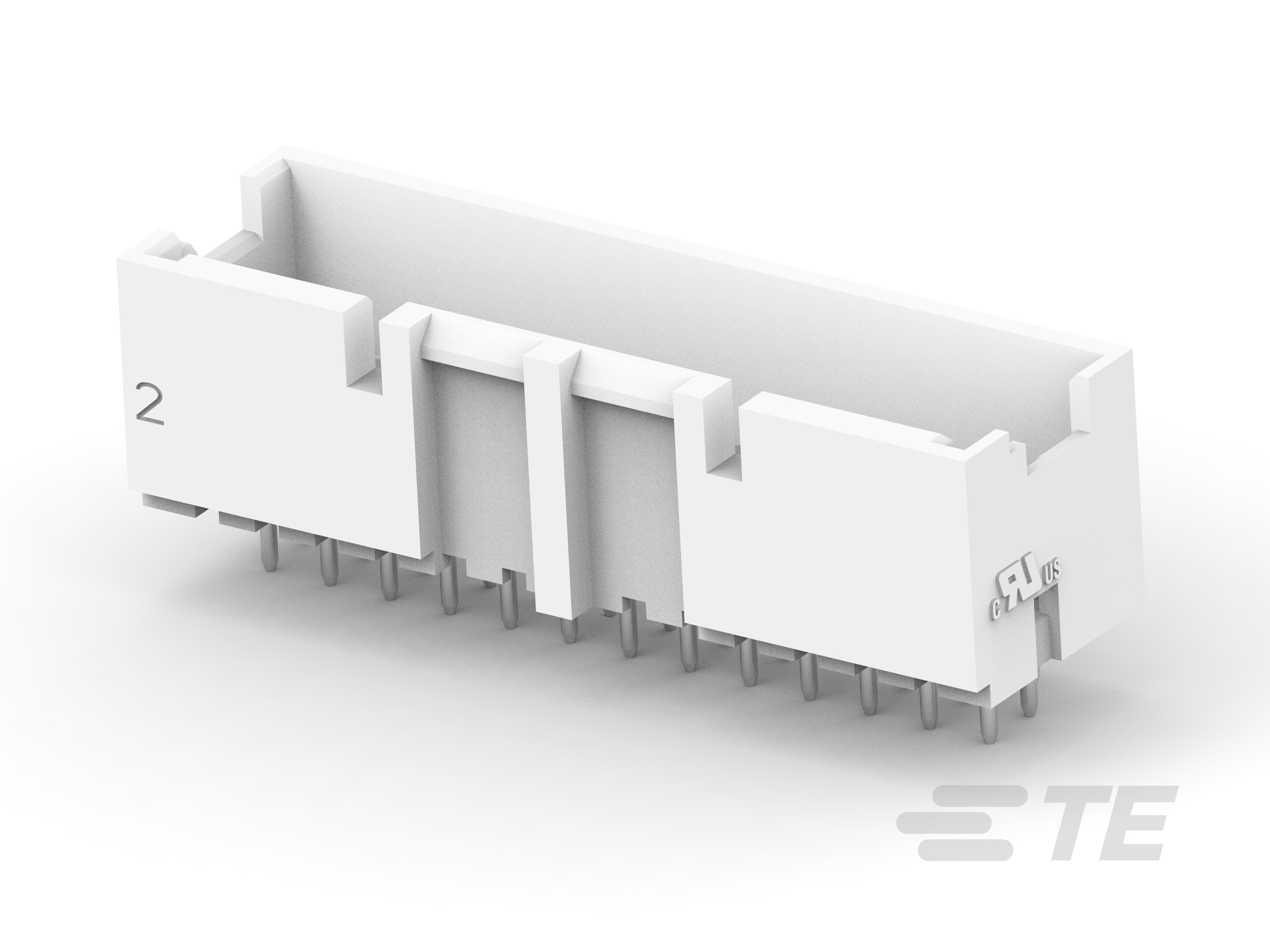 ASSY,HDR,VERT,GWT,NO-BOSS,DUAL ROW,EP2.5-2-2323751-6