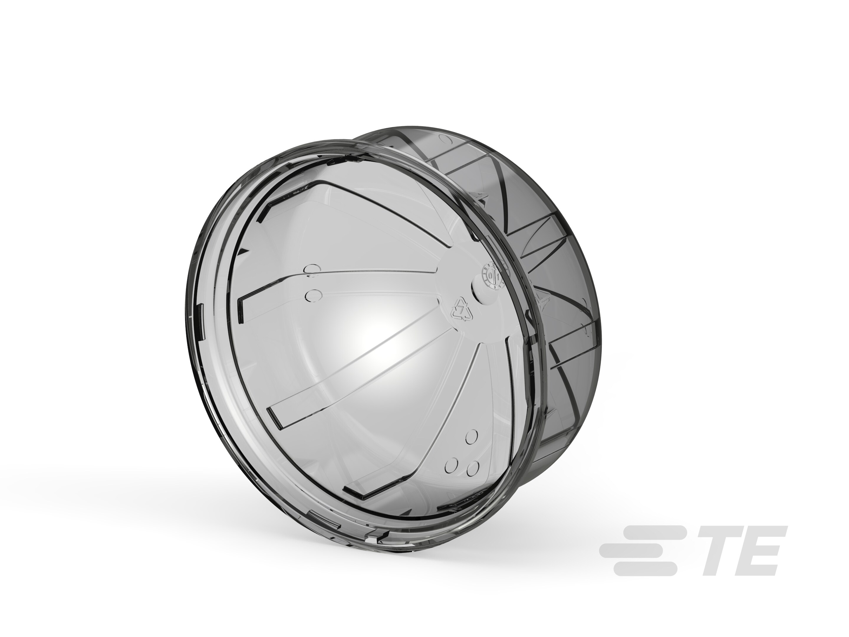 LUMAWISE S 80MM DIA DOME SMOKE GRAY MED-2-2328823-2