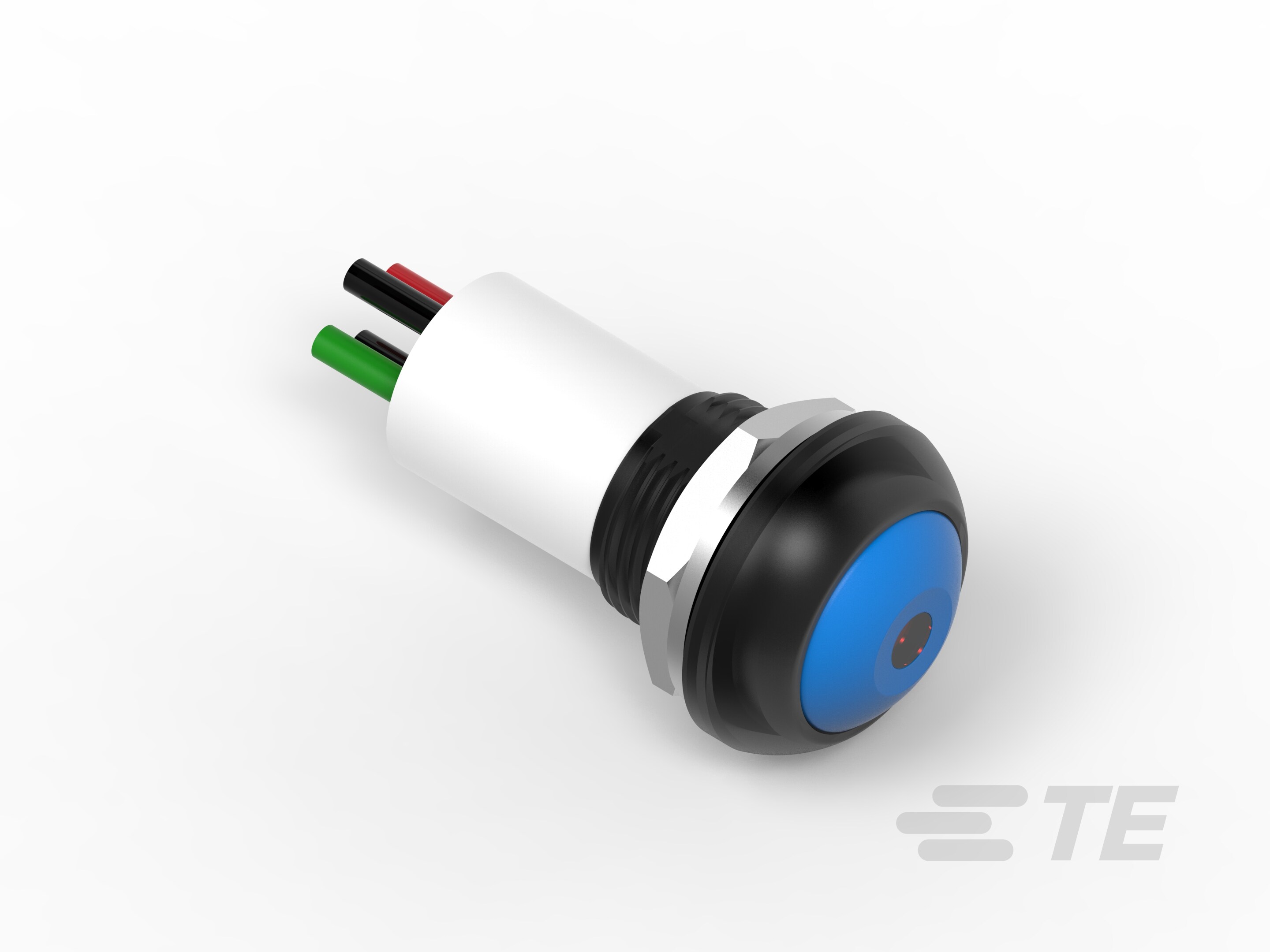 PB OFF/ON FC BLU M1 TERM RED LED IP68 50-2-2329388-2