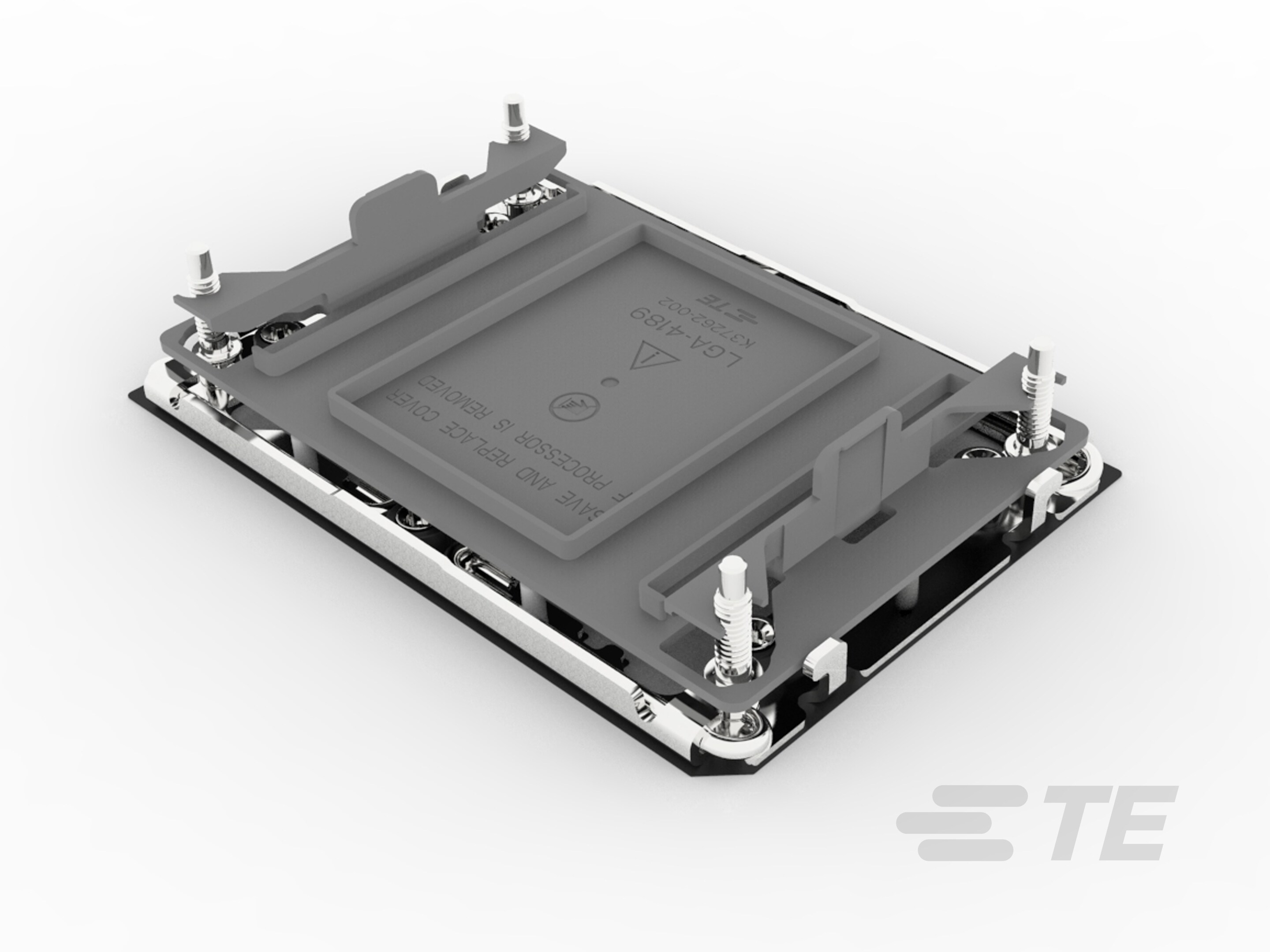 SOCKET P4 BOLSTER PLATE ASSY, W/ COVER-2-2330550-2