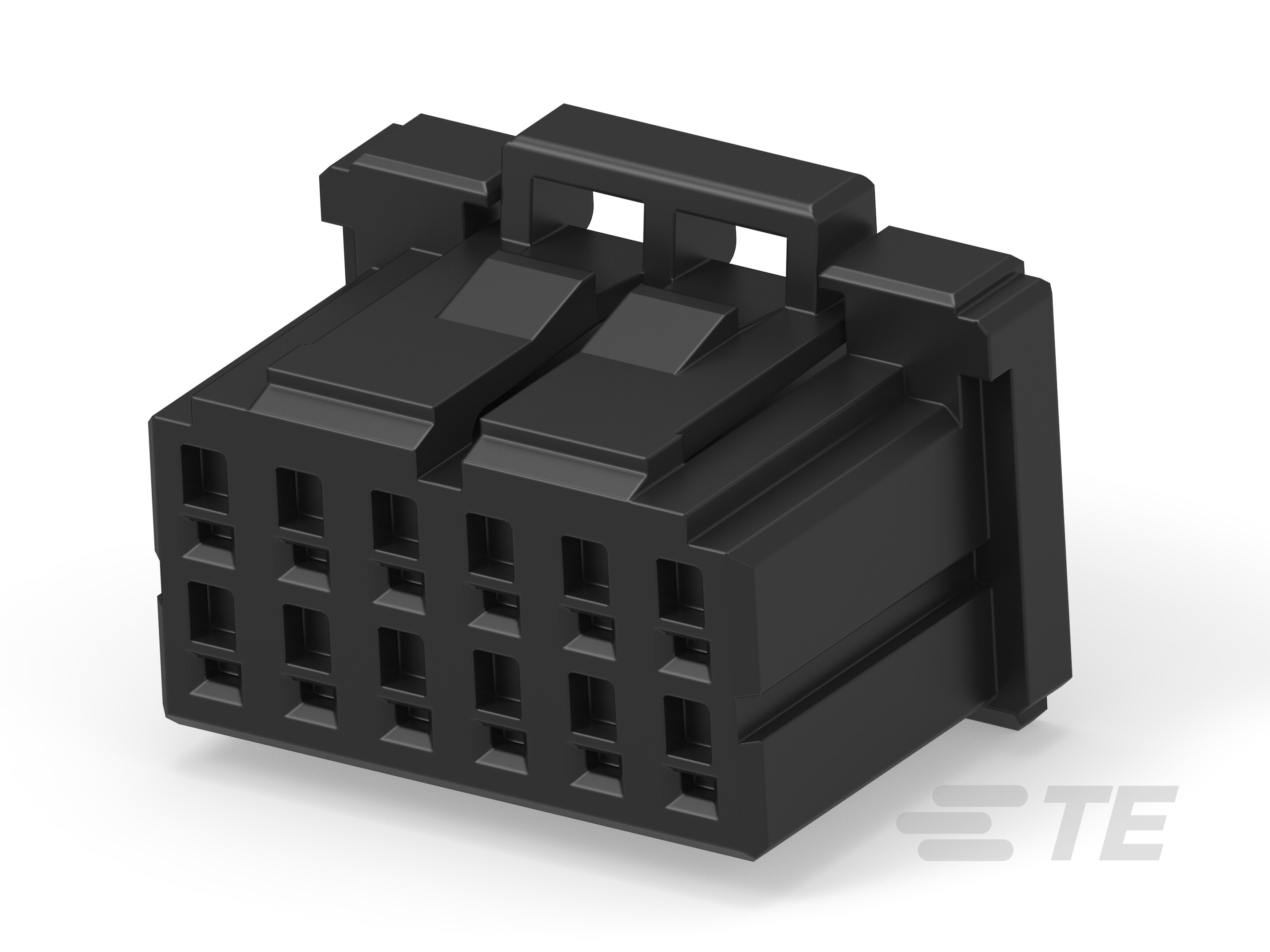 D1200D REC HSG 12P Y BLACK PA9T GF33-2-2349949-6