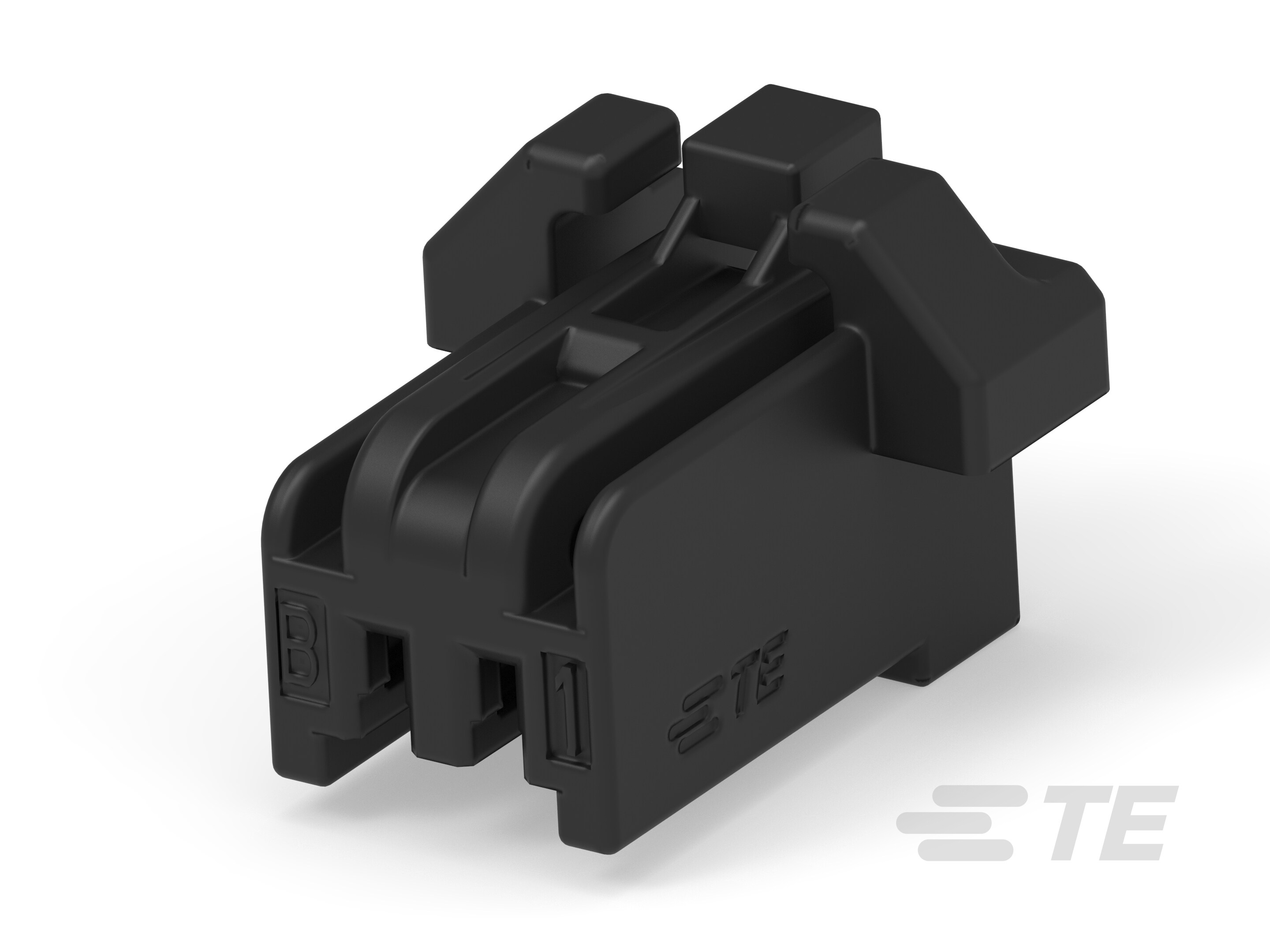 SGI 1.25 Plug HSG, 2P, Key B, Black-2-2371404-2