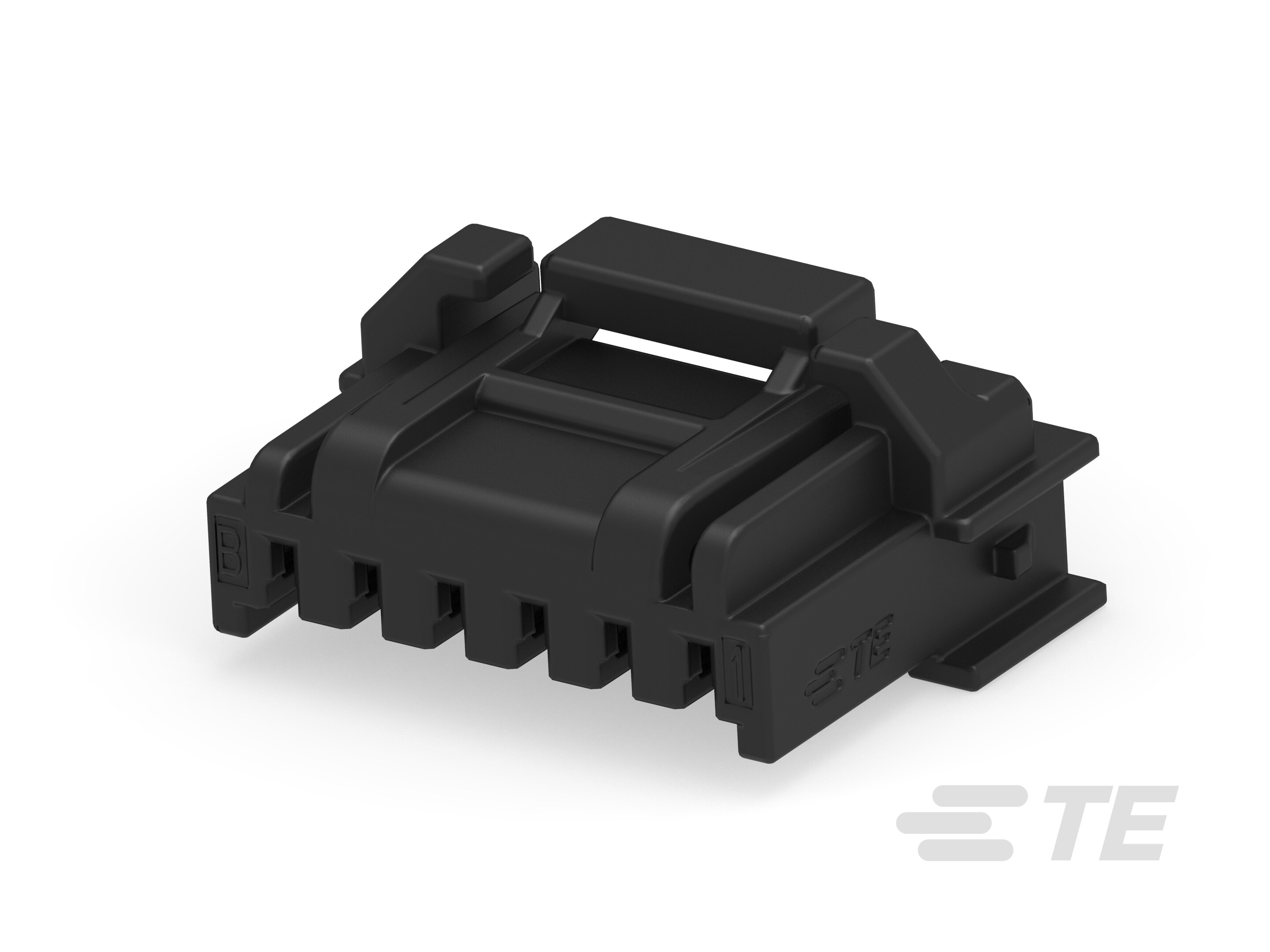 SGI 1.5 Plug HSG, 6P, Key B, Black-2-2382946-6
