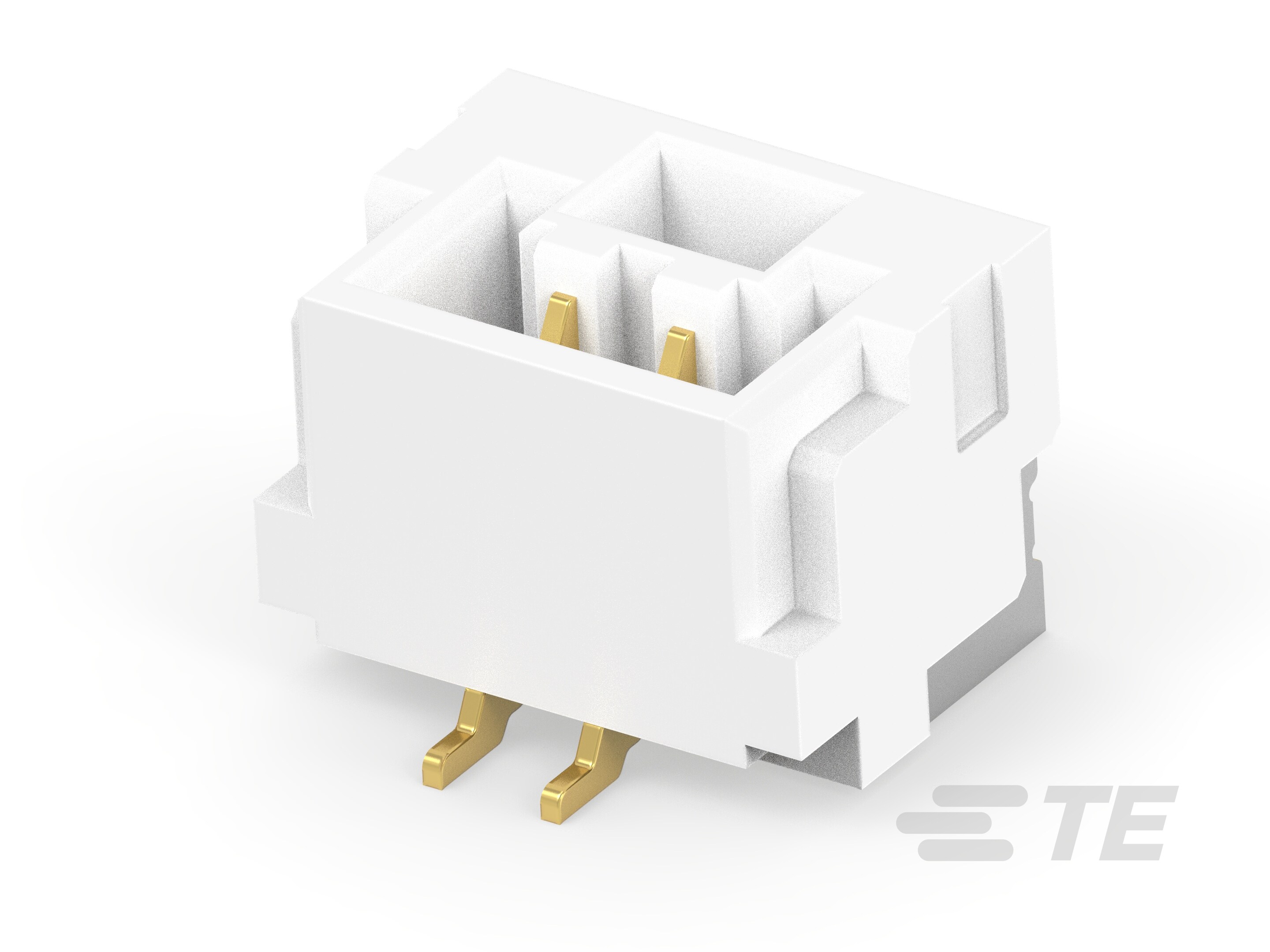 1.25P 2POS WTB VERT BRD W LATCH AU NA-2-2390138-2