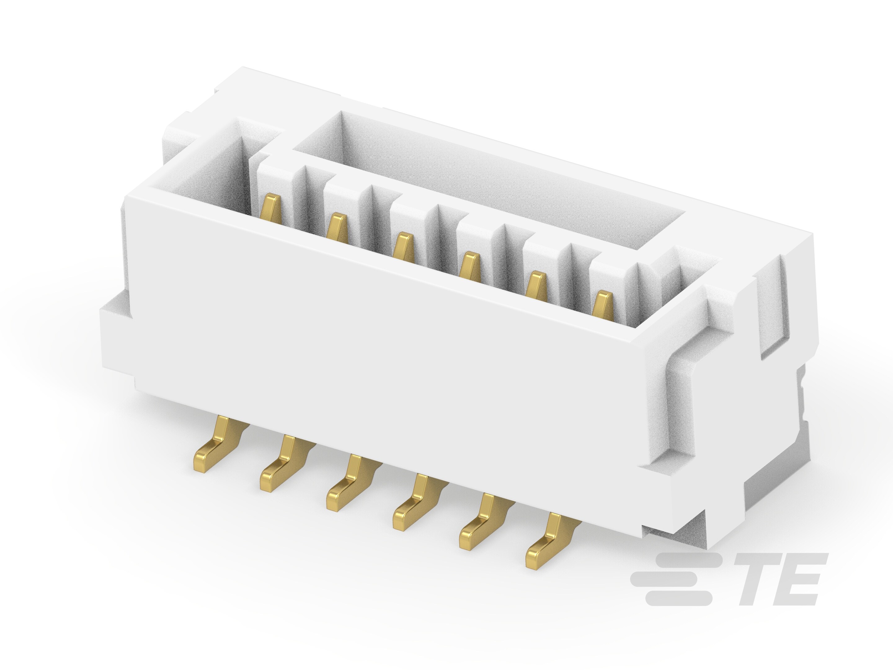 1.25P 6POS WTB VERT BRD W LATCH AU NA-2-2390138-6