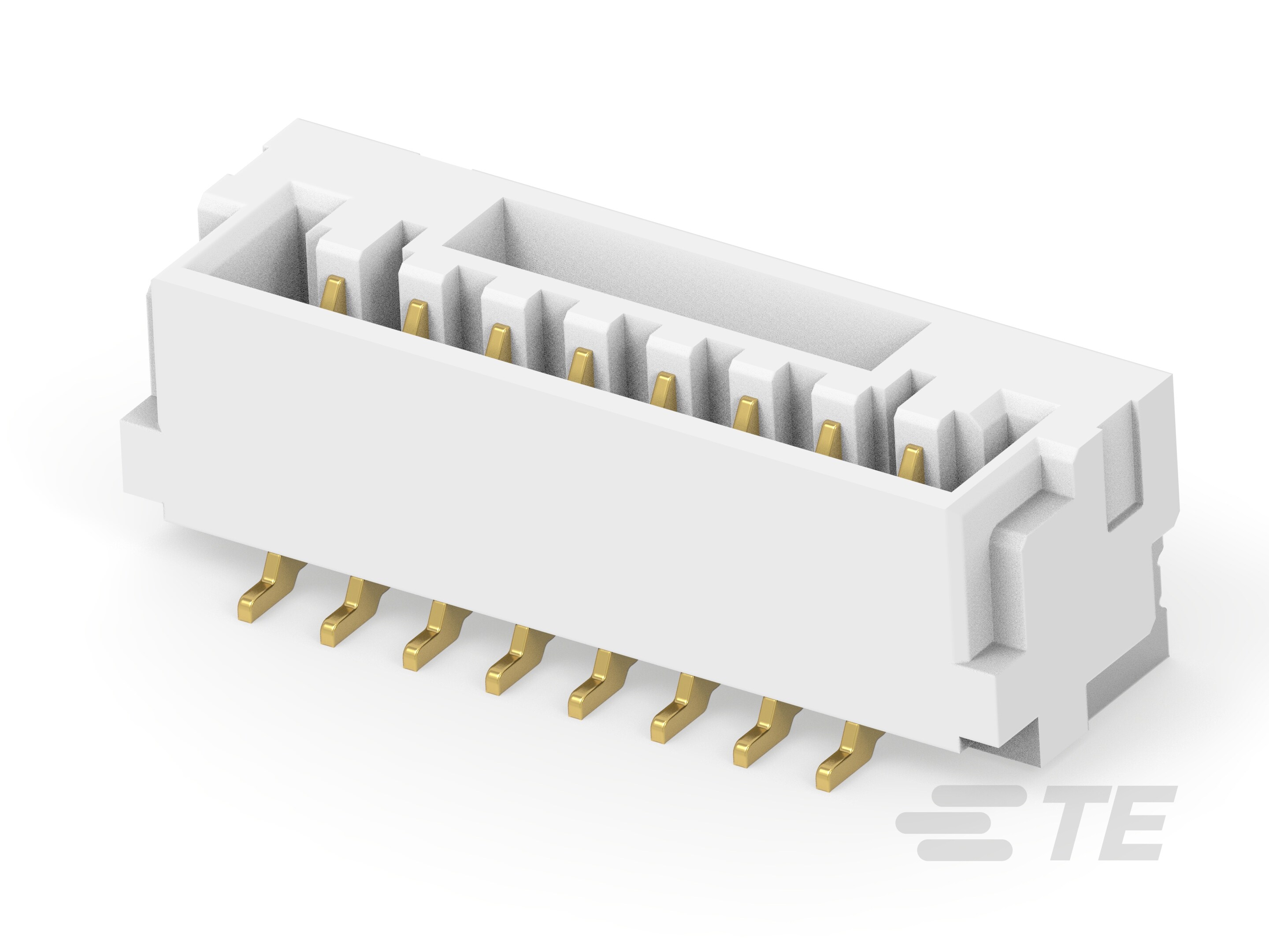 1.25P 8POS WTB VERT BRD W LATCH AU NA-2-2390138-8