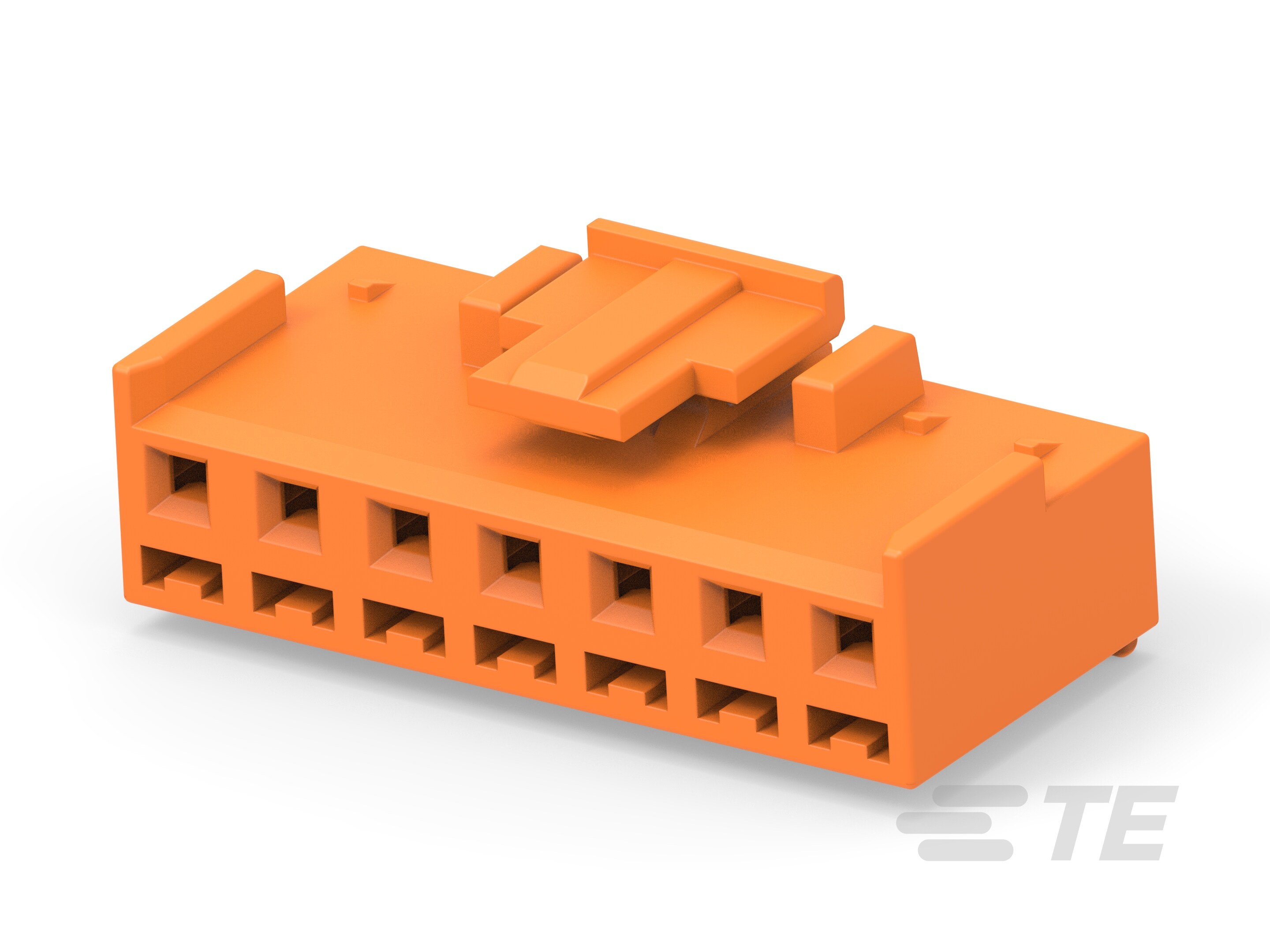 EP II PLUG HOUSING, 7P, ORANGE, NON-GWT-2-2421886-7