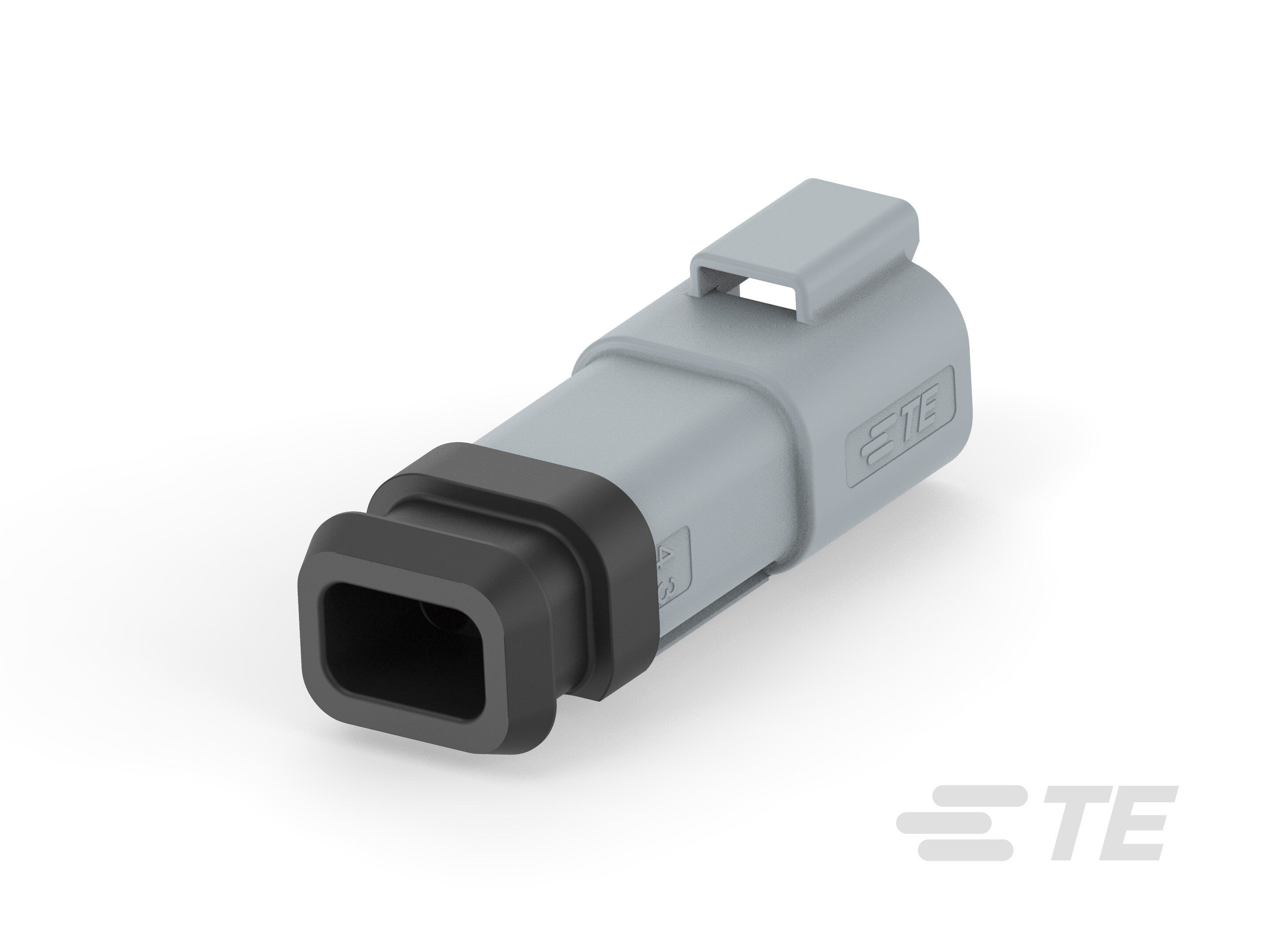 4CCT GREY RECEP W/SMALL SEAL & HS-2-2600030-0