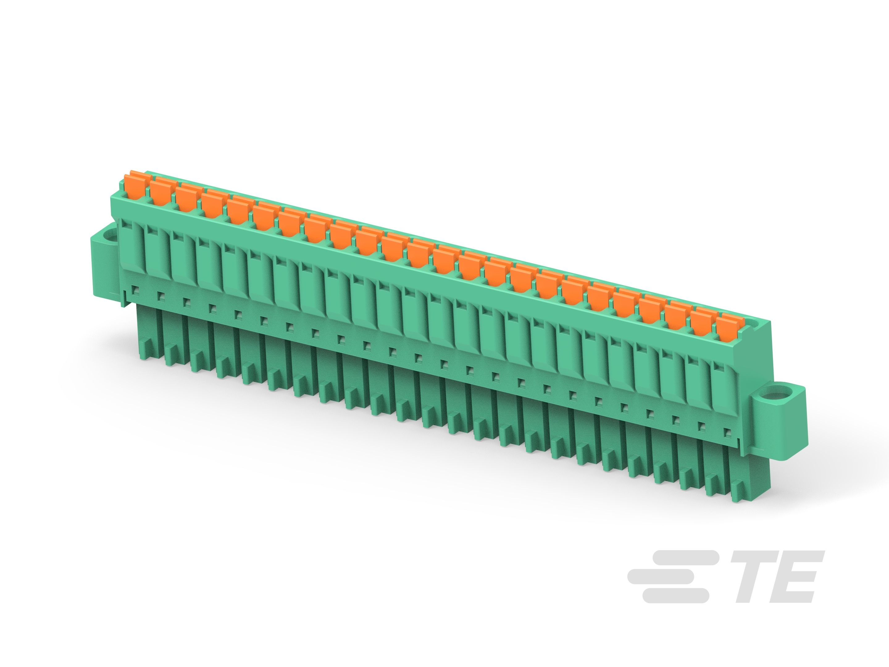 24P Spring TB Plug w/ Flg 3.5, GN-2-2842480-4