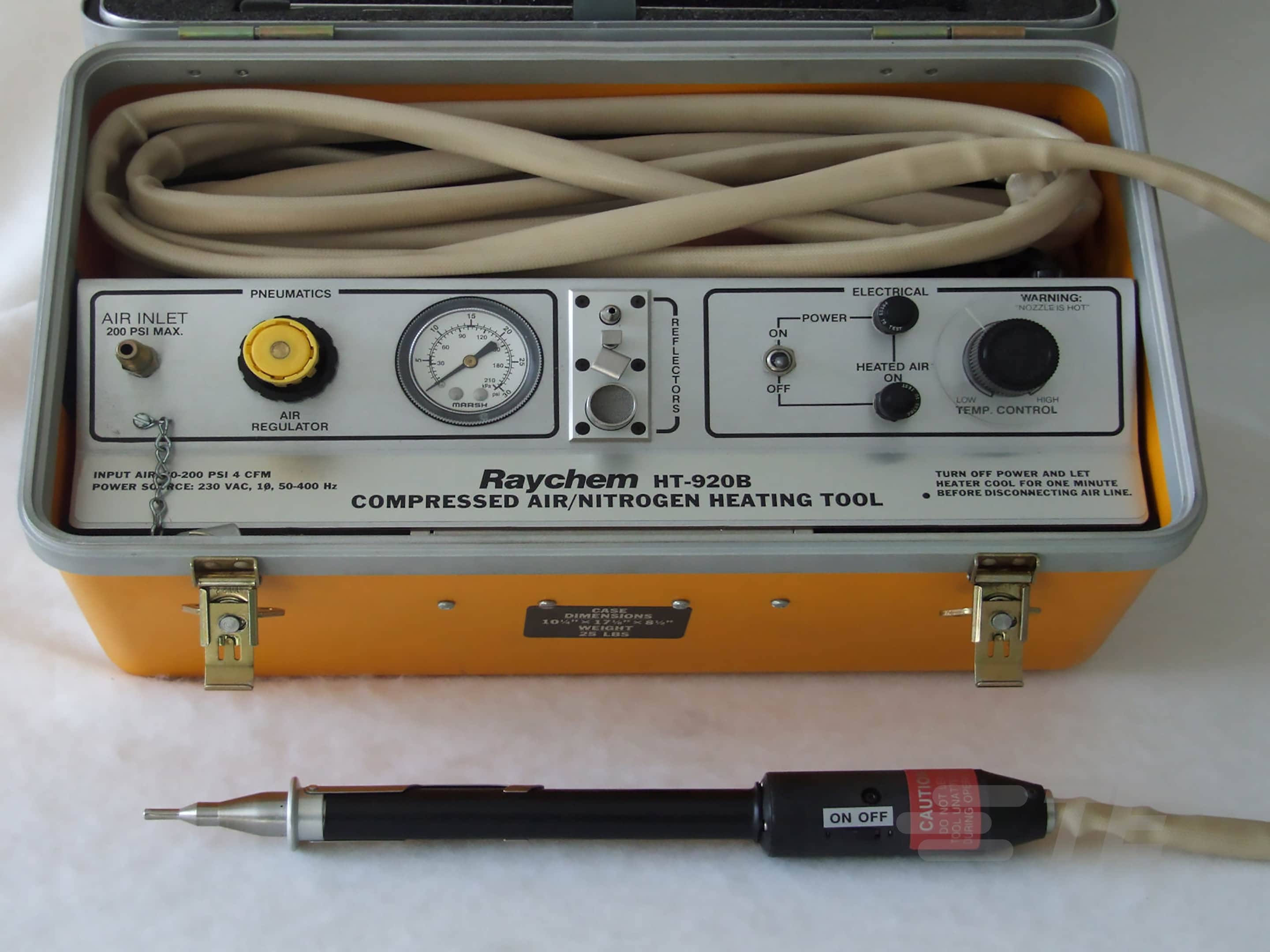 HT-920B-1-HT-TOOL-YELLOW : RAYCHEM Heat Shrink Equipment