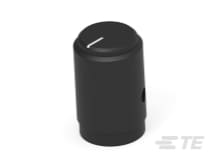 KB500B1/4=KNOB KNURL BLK 1/4 I-3-1437621-8