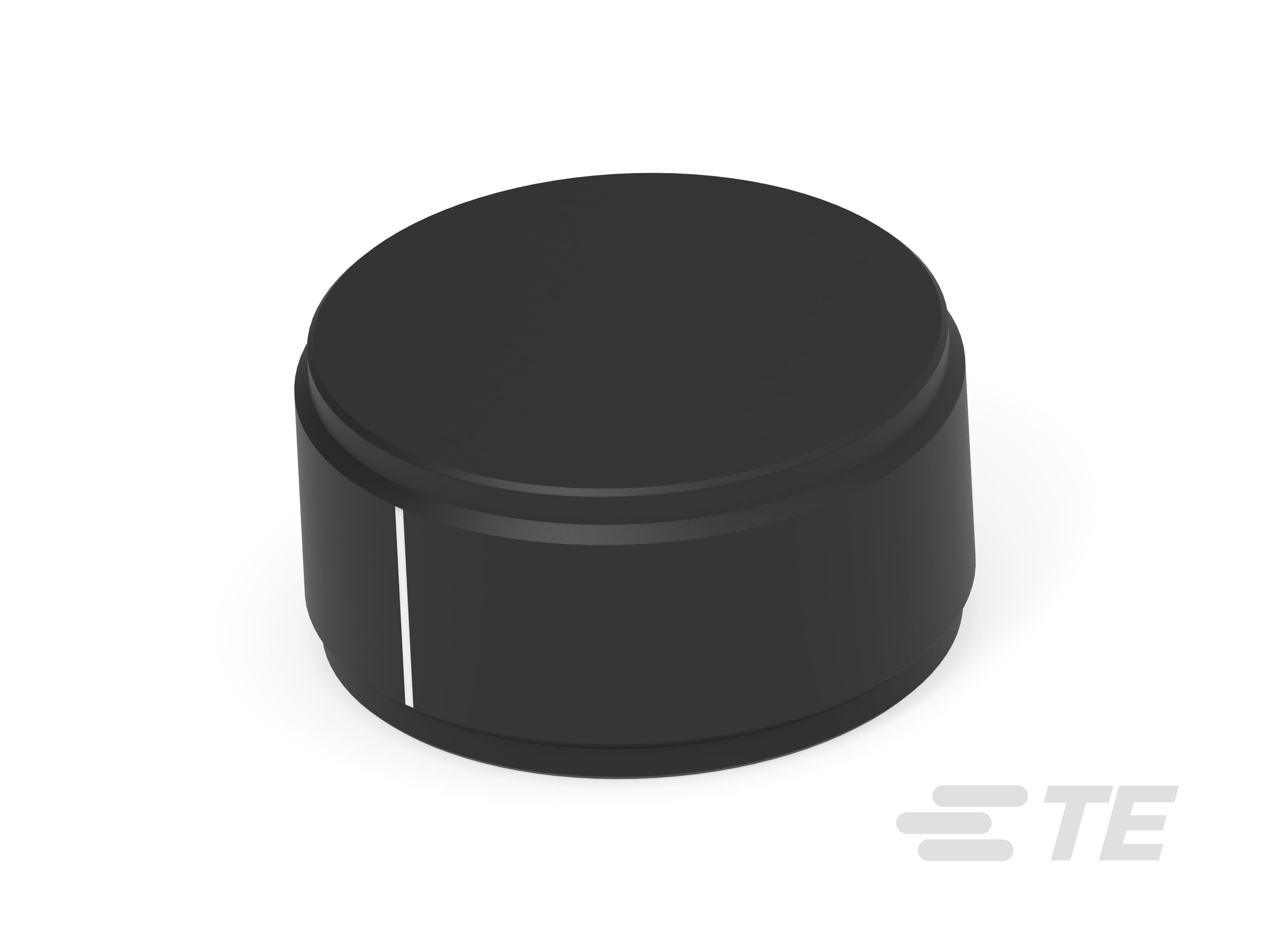 KN1251B1/4=KNOB BLK KNURL L/HA-3-1437622-0