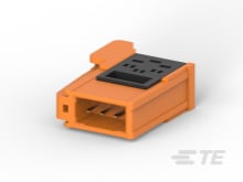 RITS CONN. PLUG ASSY 3P ORANGE TIN-3-2295044-3