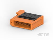 RITS CONN. PLUG ASSY 6P ORANGE TIN-3-2295044-6