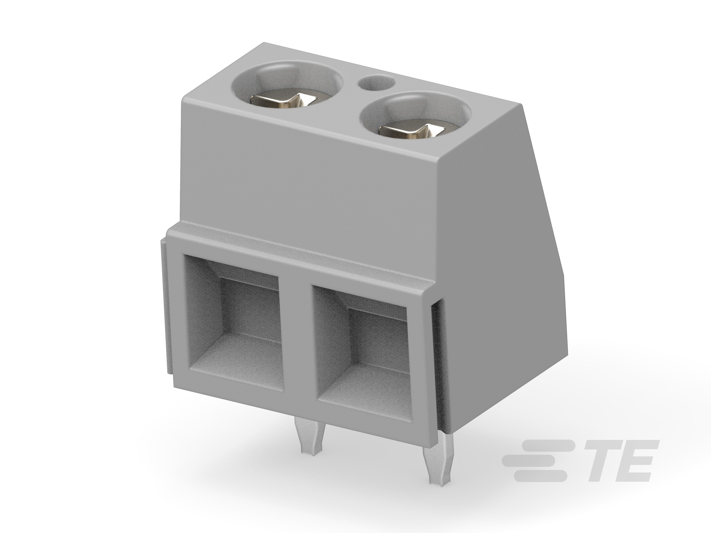 TERMI-BLOK PCB MOUNT  90 2P HYBRID SCREW-3-1546217-2