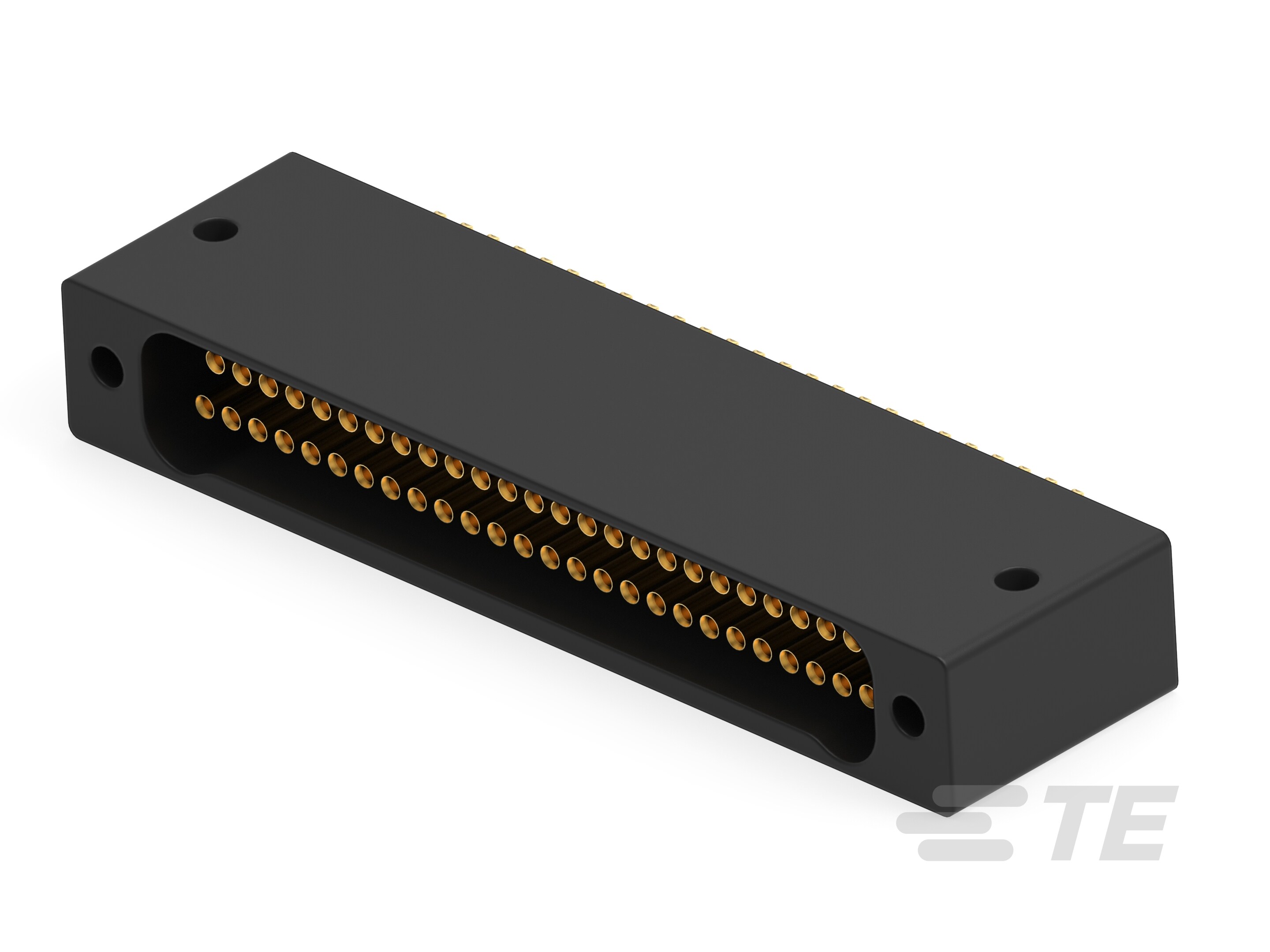 DUALOBE Receptacle Connector: Plastic Shell, 2 Row Config-CAT-STL-RECEPTACLE