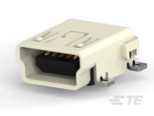 Mini USB,R/A,SMT,matte tin,w/o mylar-3-1734035-2