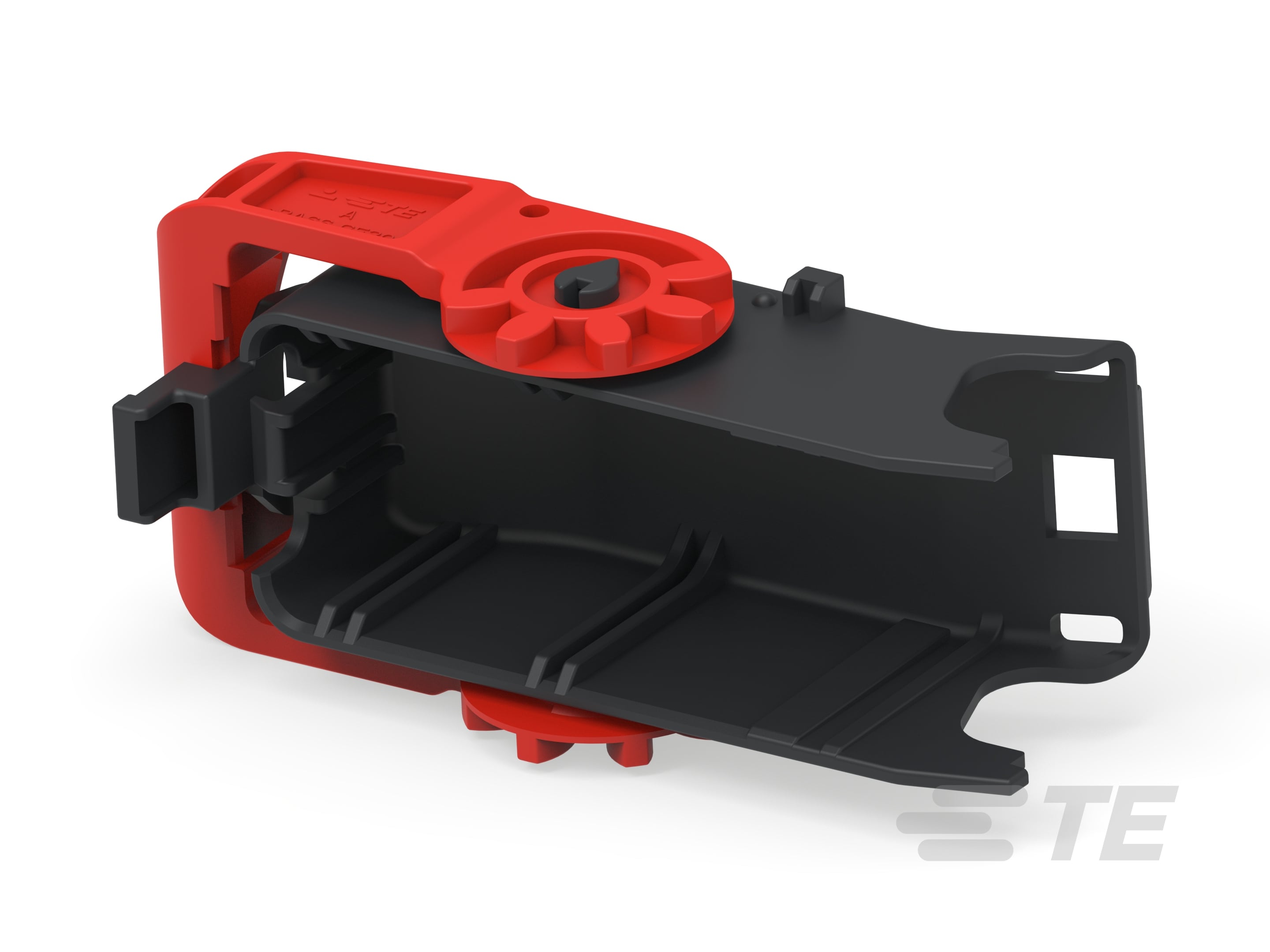 REC CONN CVR ASSY,96POS,MCON 1.2,90 DEG-3-1897652-2