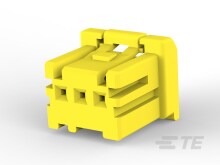 GIC 2.5 W PLUG HSG 3P YELLOW-3-1903389-4