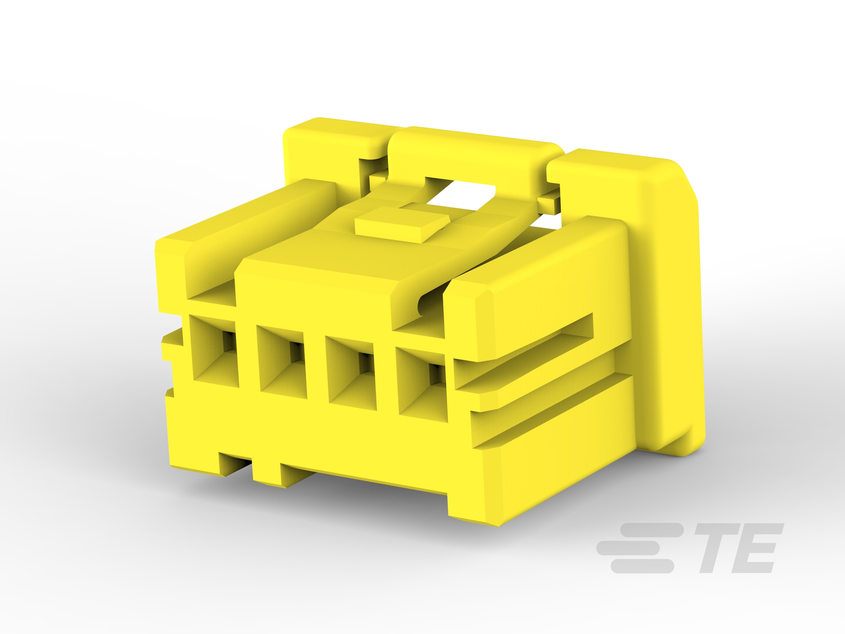 GIC 2.5 W PLUG HSG 4P YELLOW-3-1903390-4