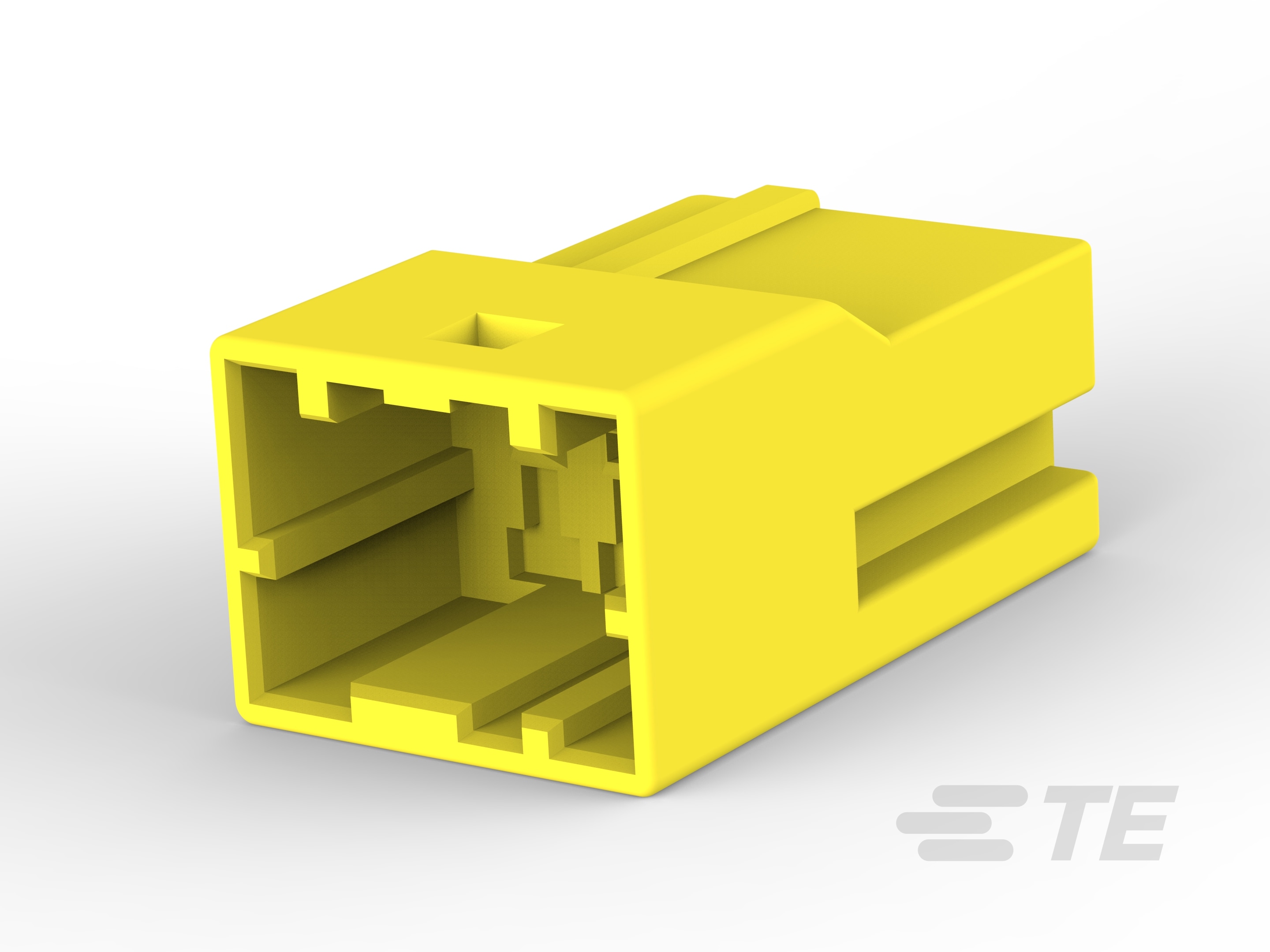 GIC 2.5 W CAP HSG 3P YELLOW-3-1903392-4