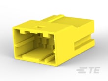 GIC 2.5 W CAP HSG 4P YELLOW-3-1903393-4