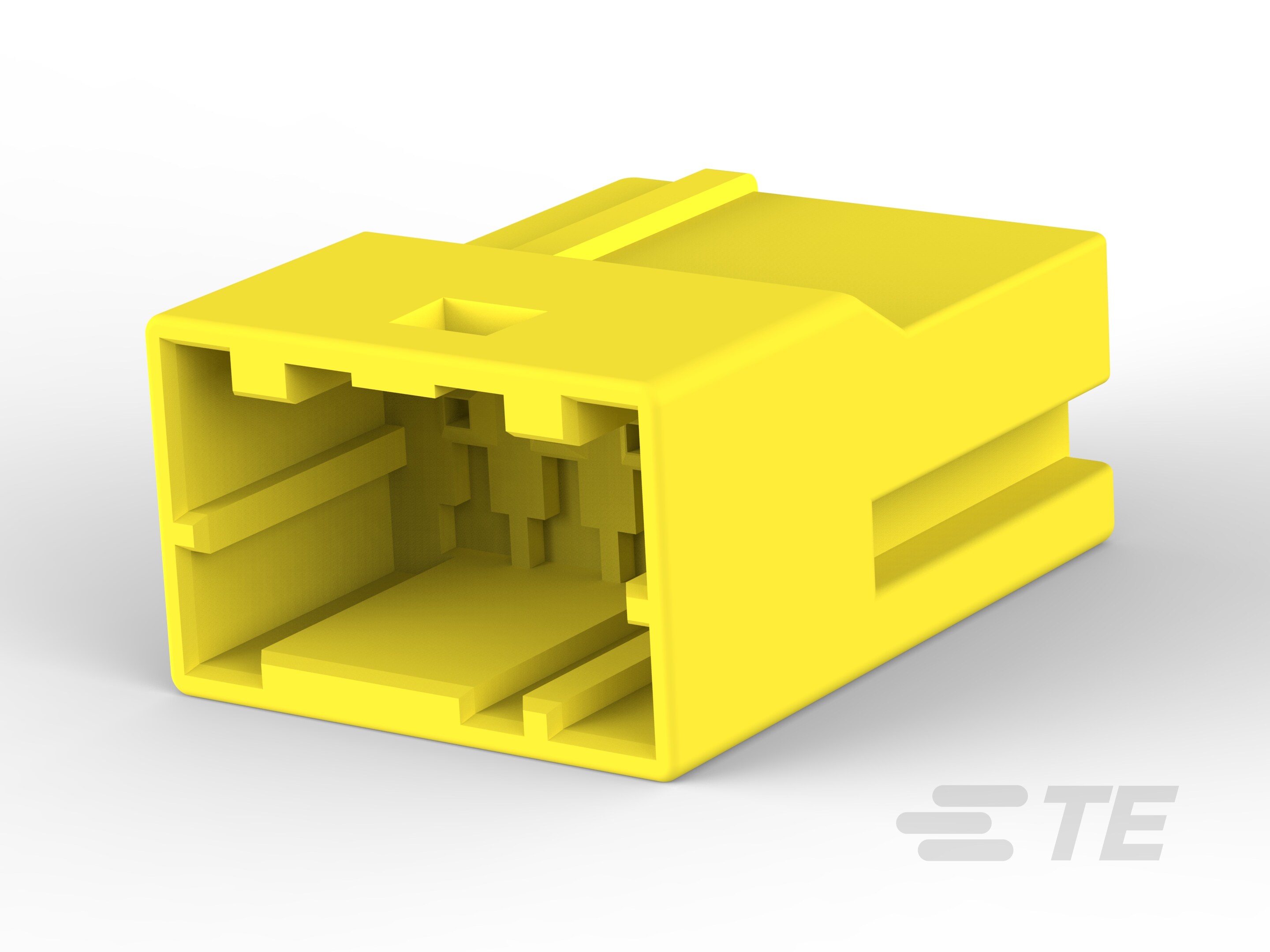 GIC 2.5 W CAP HSG 4P YELLOW-3-1903393-4