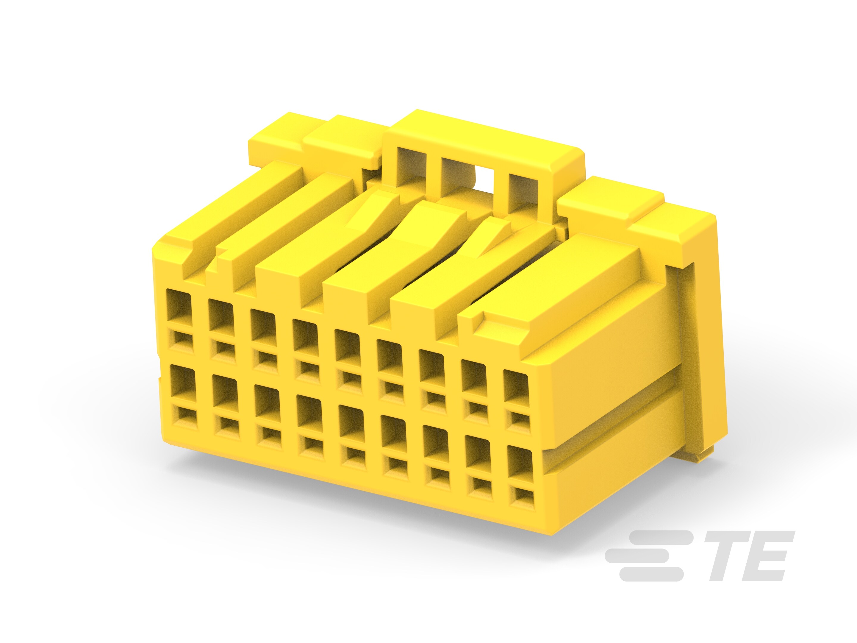 DYNAMIC 1100D REC HSG 18PX  YELLOW-3-2040555-9