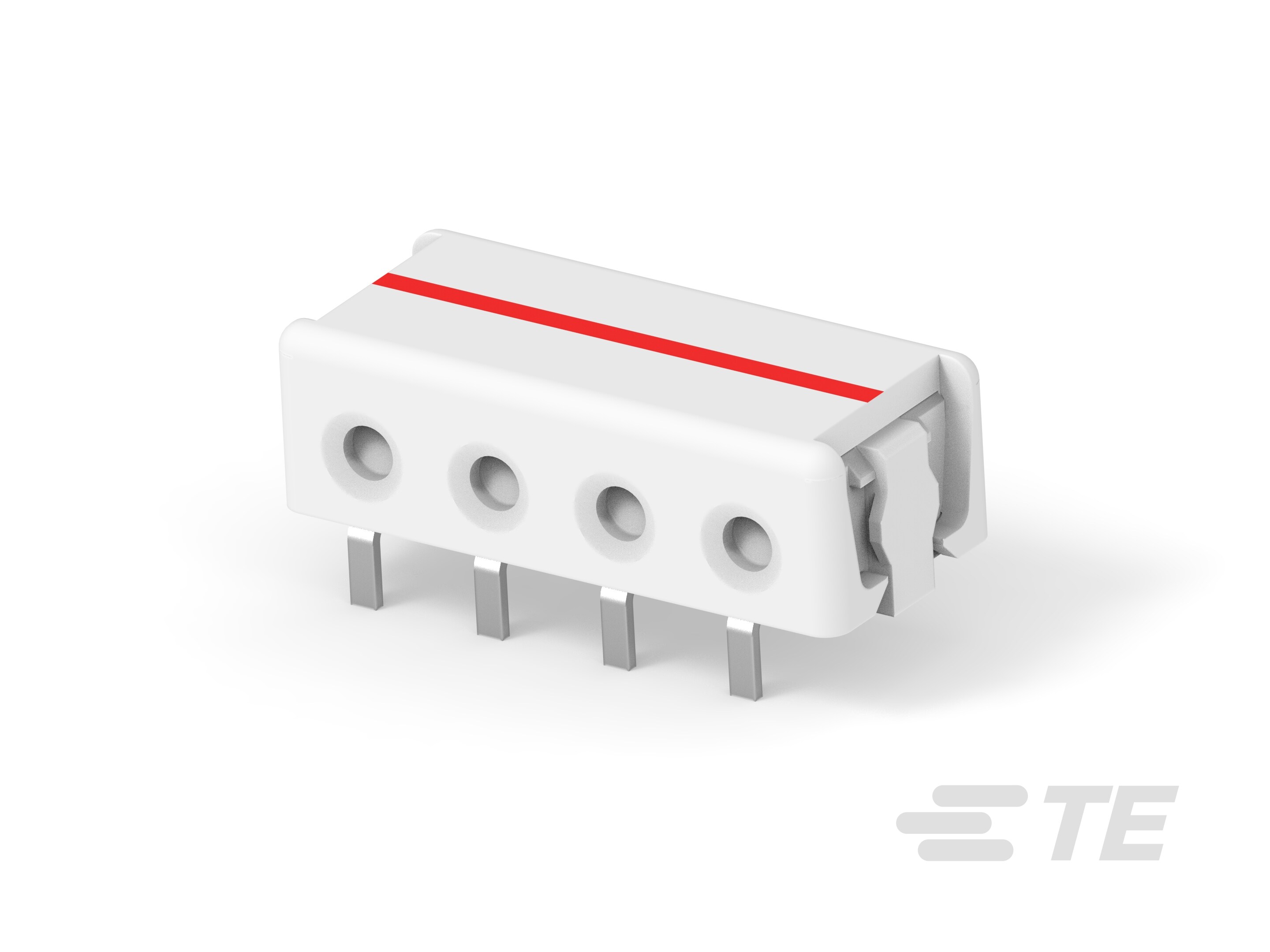 Connector, Thru Hole-IDC, 4 pos, 24AWG-3-2106489-4