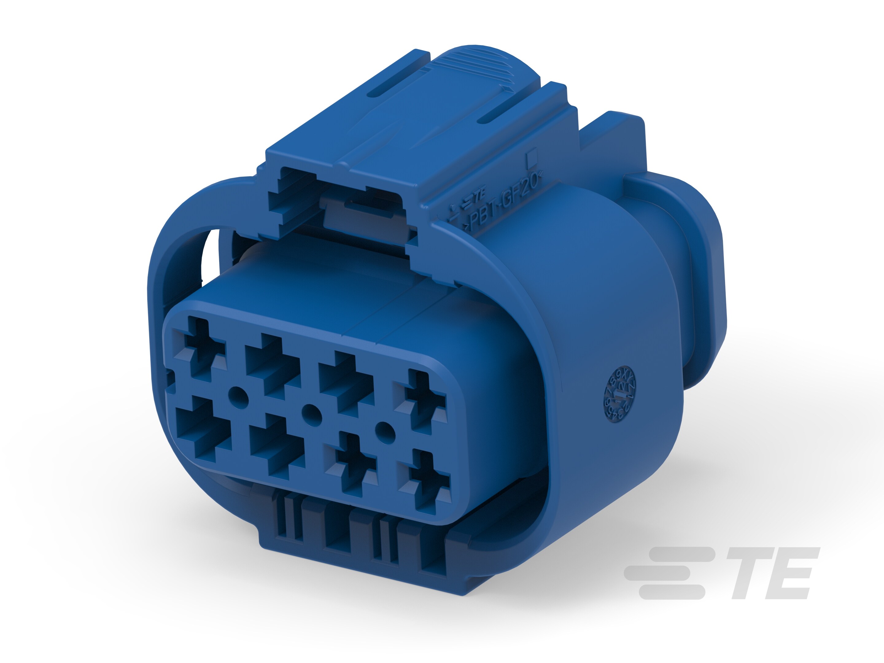 MCP 2.8 8/4P PLUG HSG S-BLU/D-3-2109442-9