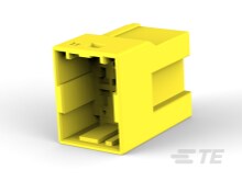 GIC 2.5W CAP HSG 6P YELLOW-3-2134904-4