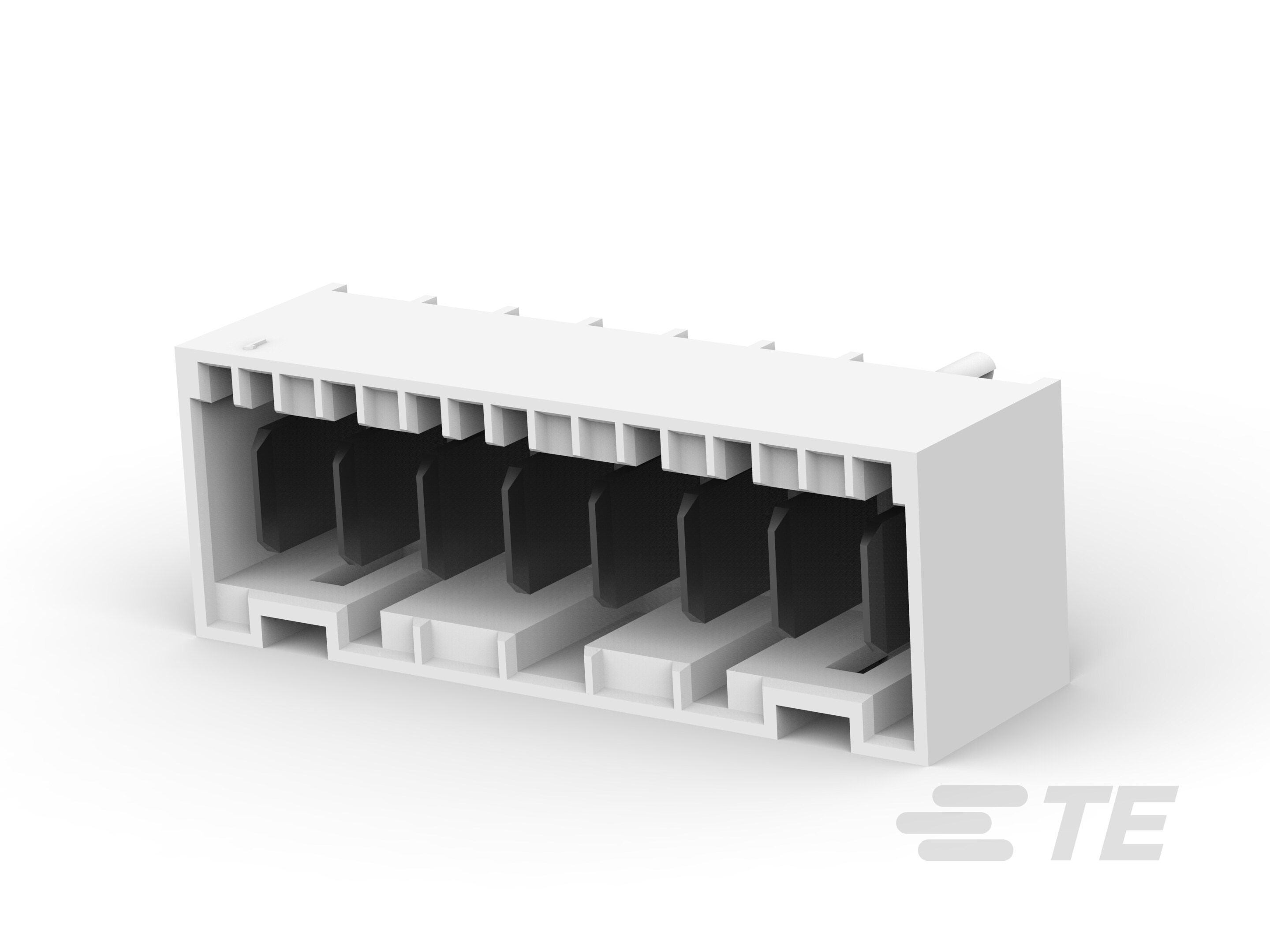 8P, PL RAST 5 Tab Header, TH,Vertical-3-2232580-8