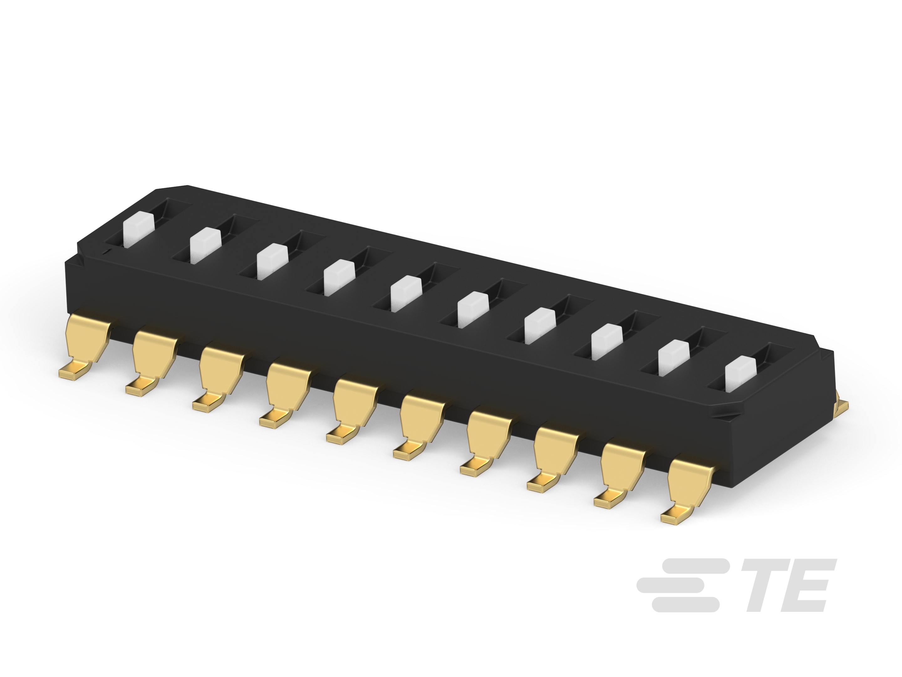 END STACK DIP 10P G RAISED  T&R-3-2319847-1