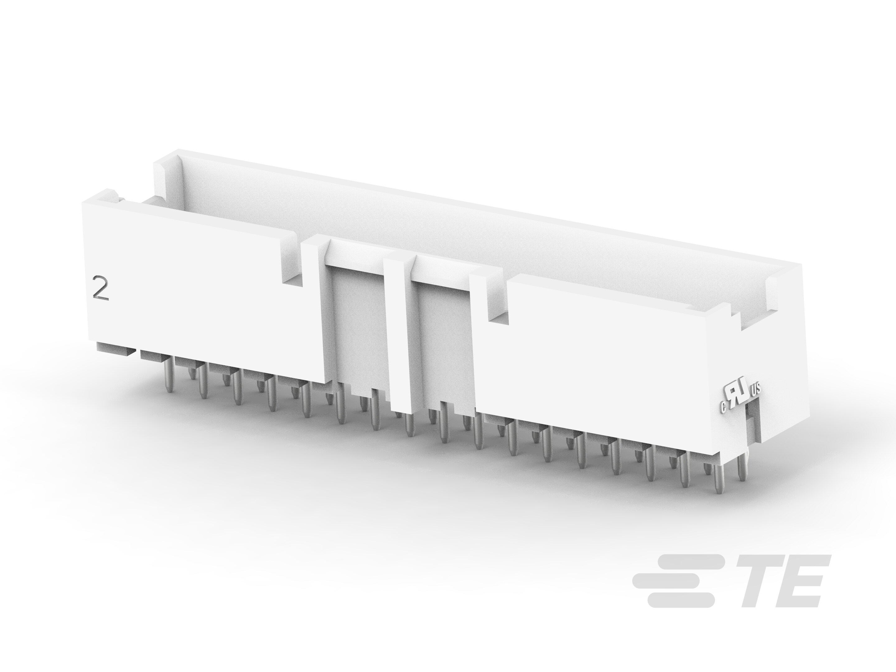 ASSY,HDR,VERT,GWT,NO-BOSS,DUAL ROW,EP2.5-3-2323751-4