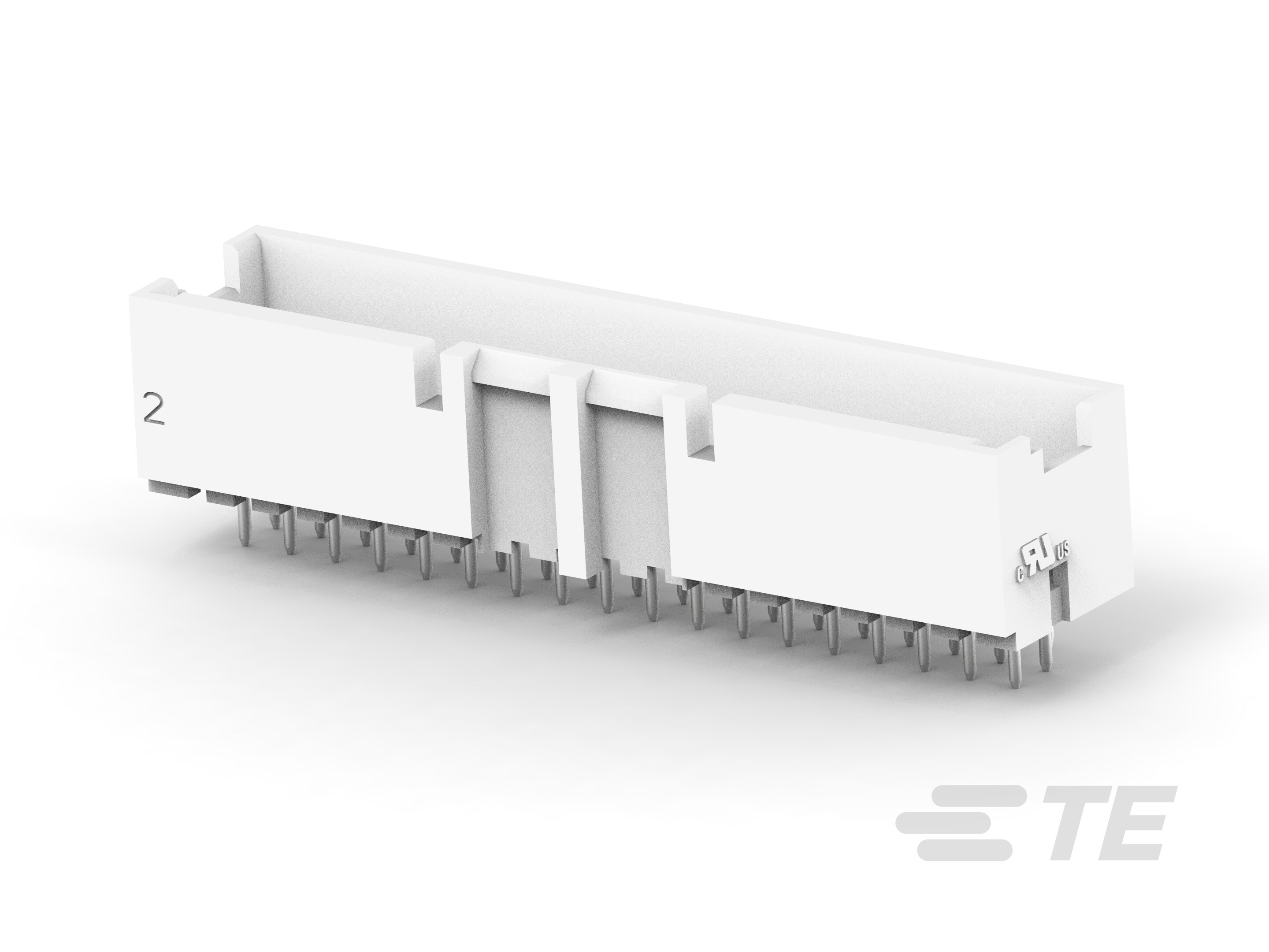 ASSY,HDR,VERT,GWT,NO-BOSS,DUAL ROW,EP2.5-3-2323751-6