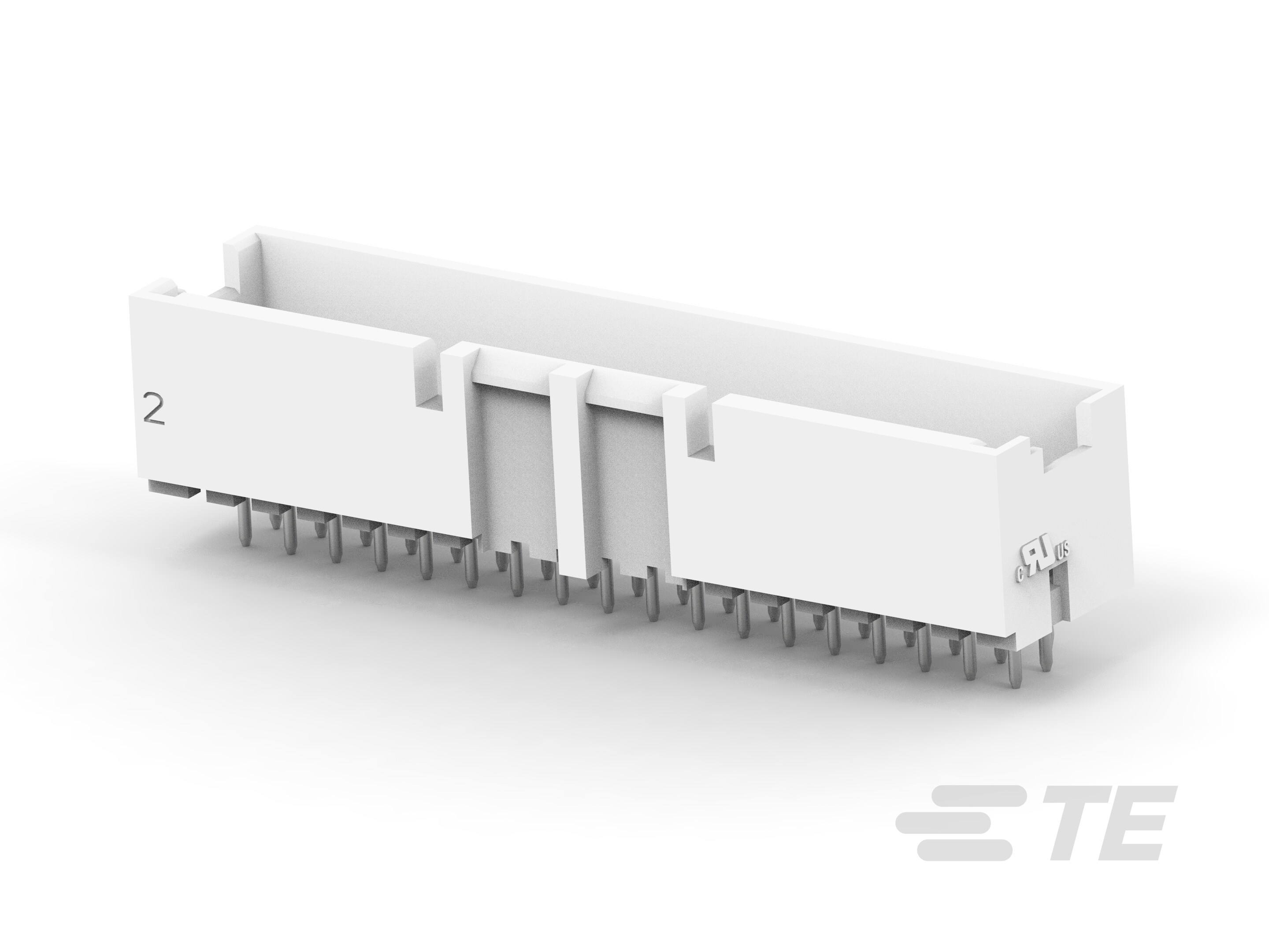 ASSY,HDR,VERT,GWT,BOSSED,DUAL ROW, EP2.5-3-2324245-6