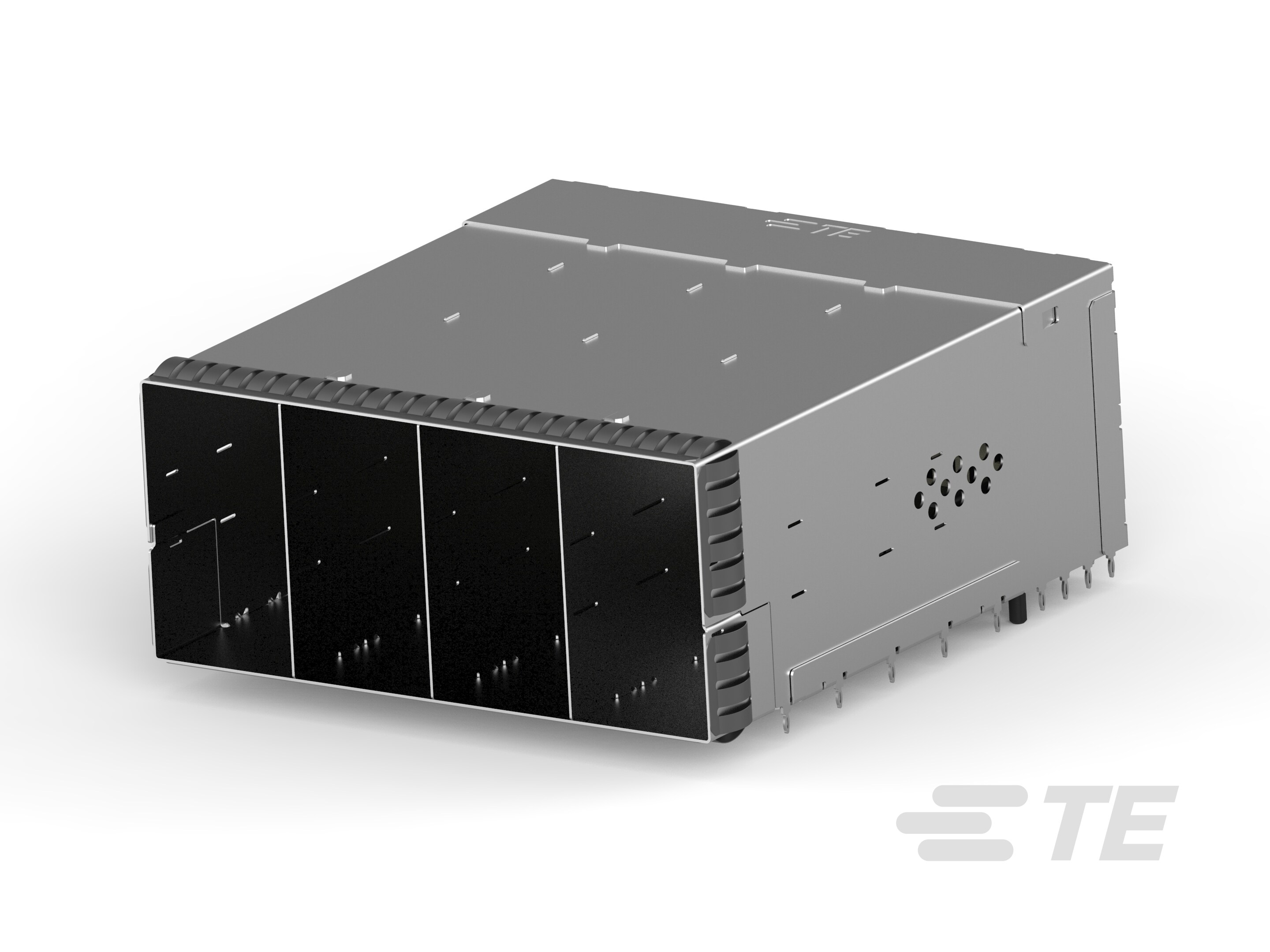 SFP56 STACKED 2X4 RECEPTACLE ASSEMBLY-3-2339978-1