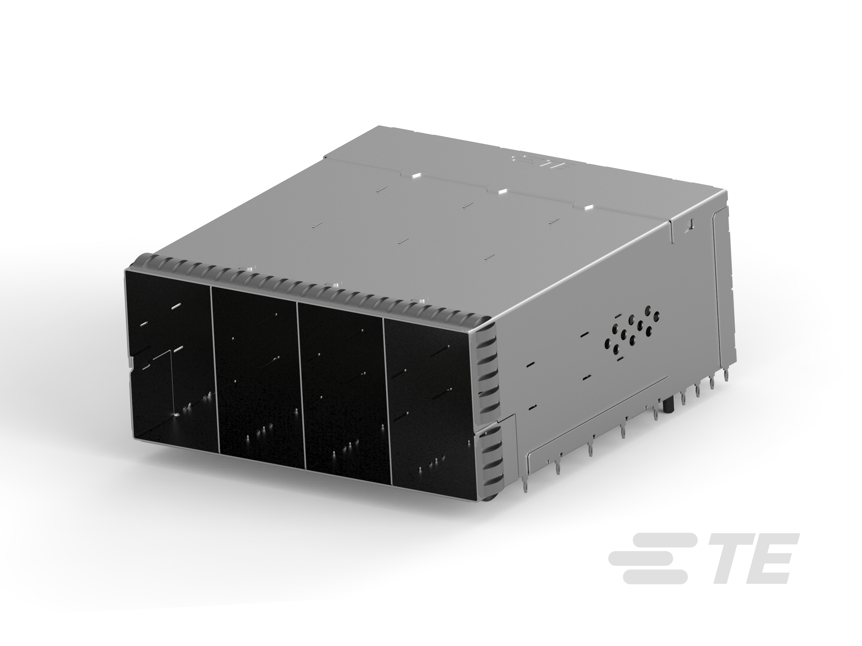 SFP56 STACKED 2X4 RECEPTACLE ASSEMBLY-3-2339978-4
