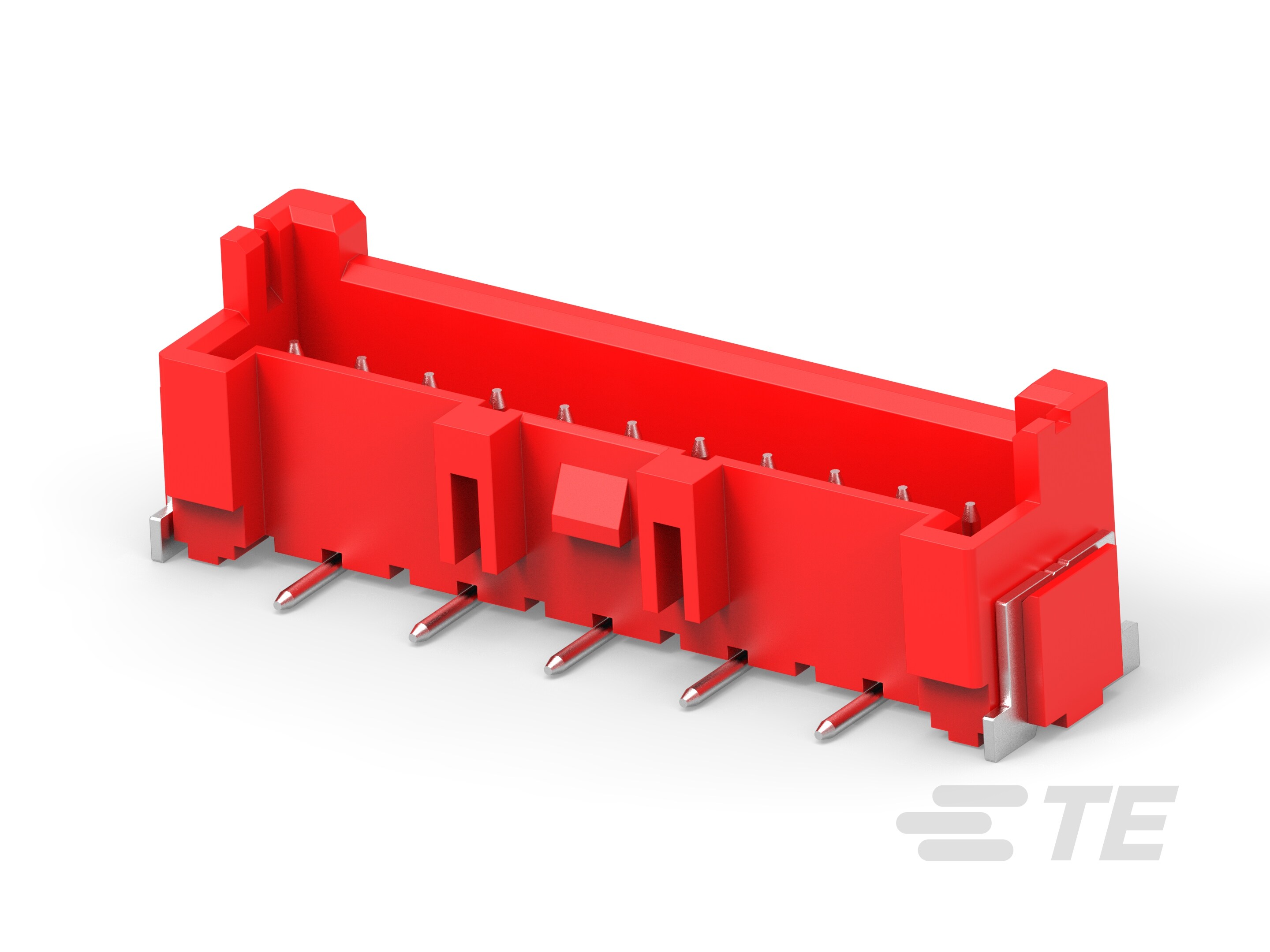 EP2.5 single row SMT header,11P,red-3-2365497-1