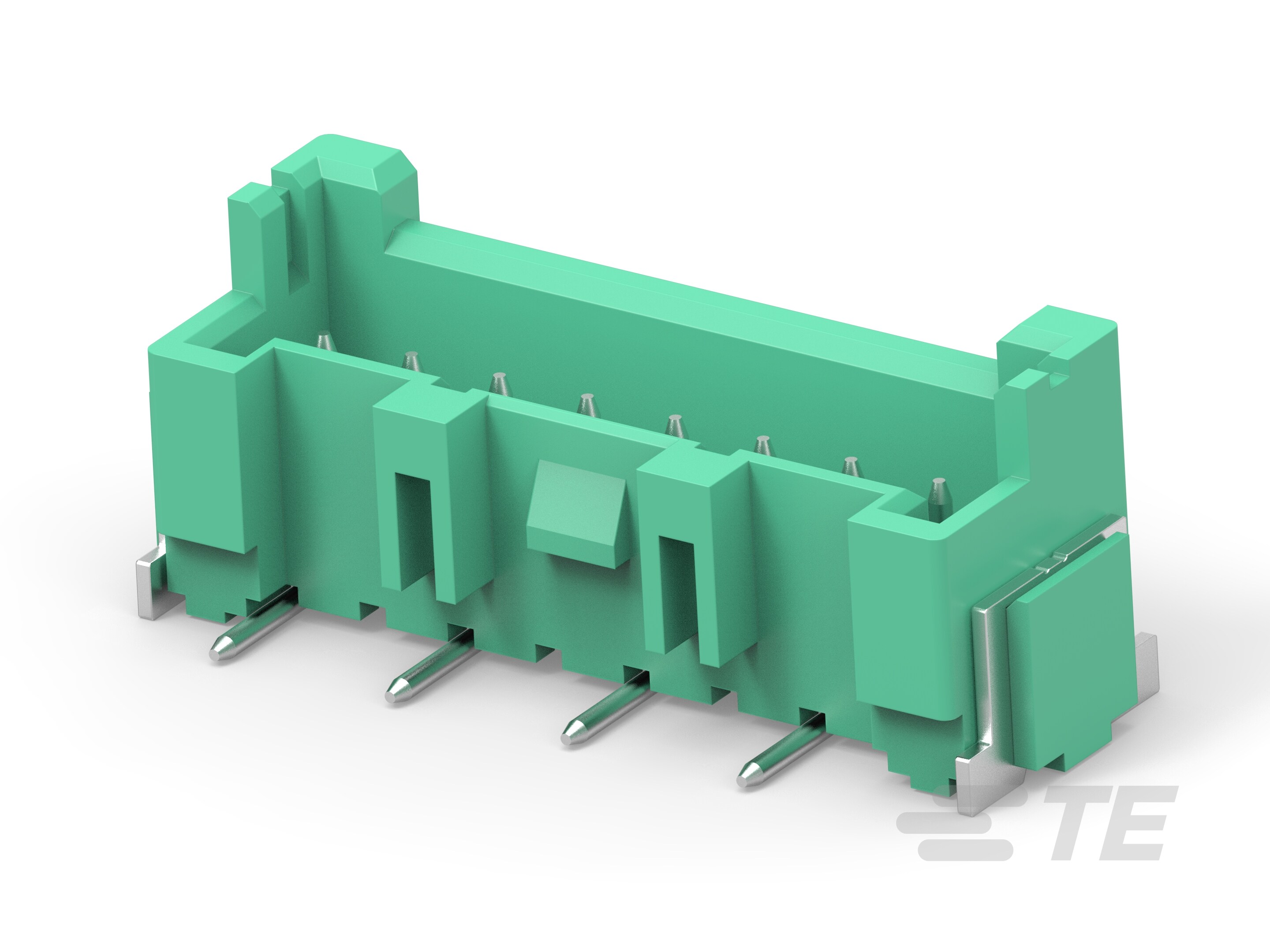 EP2.5 single row SMT header,8P,green-3-2365497-8