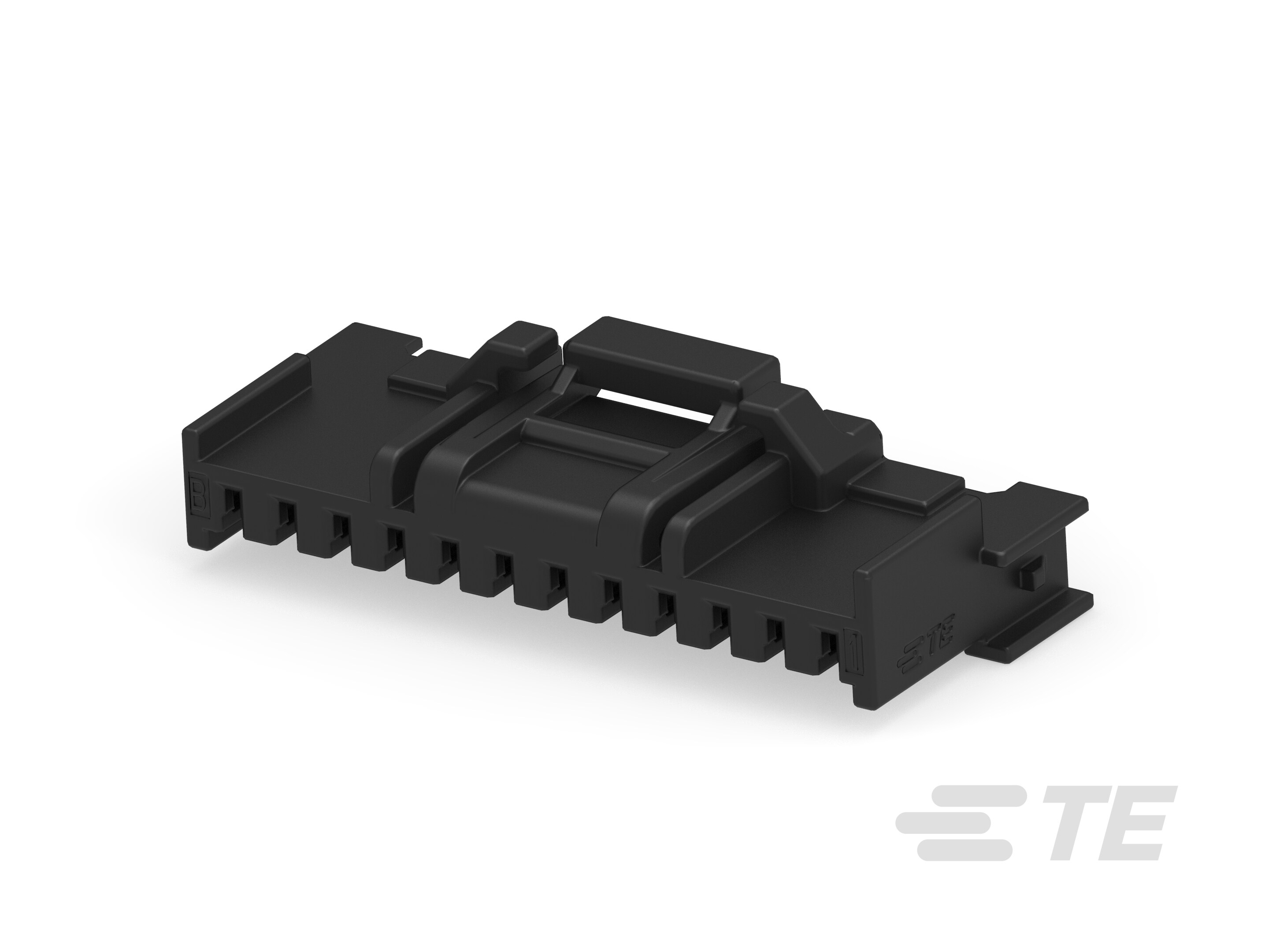 SGI 1.5 Plug HSG, 12P, Key B, Black-3-2382946-2