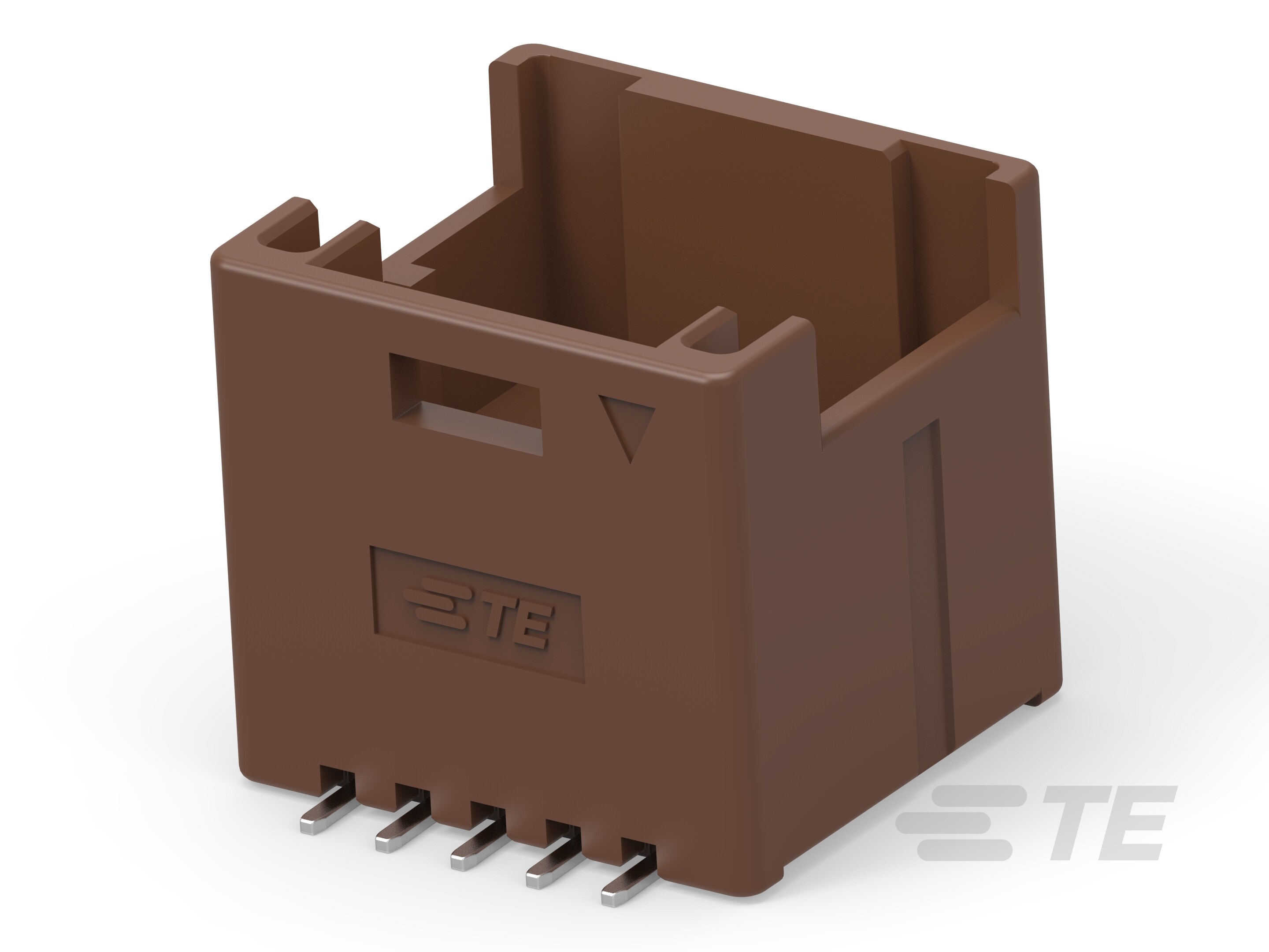 SGI 1.5 HEADER ASSY, 10P, KEY D, BROWN-3-2427710-5