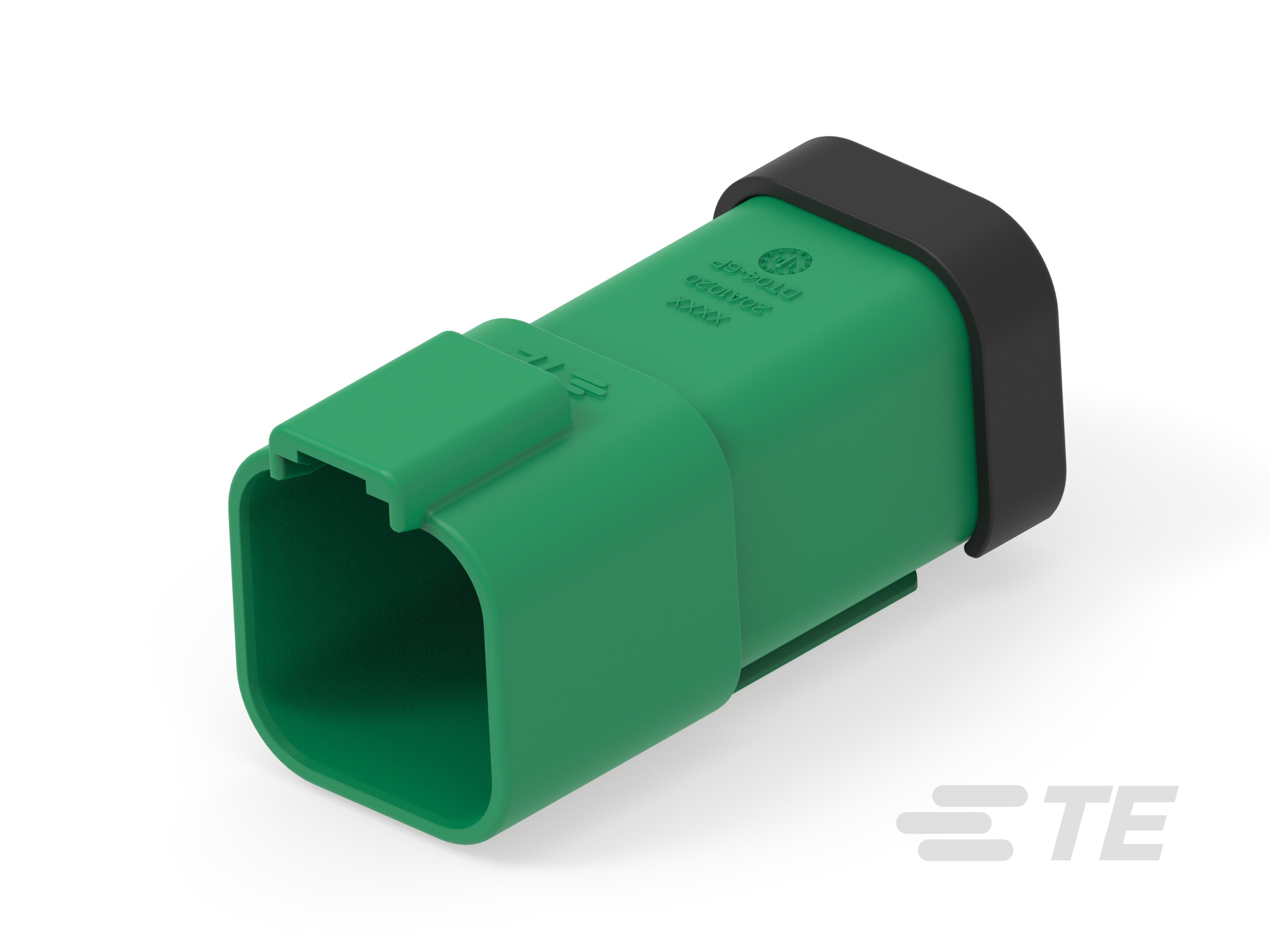 DT04-6P-EE16, RCPT, 6P, GRN, E, CAP-3-2448114-2