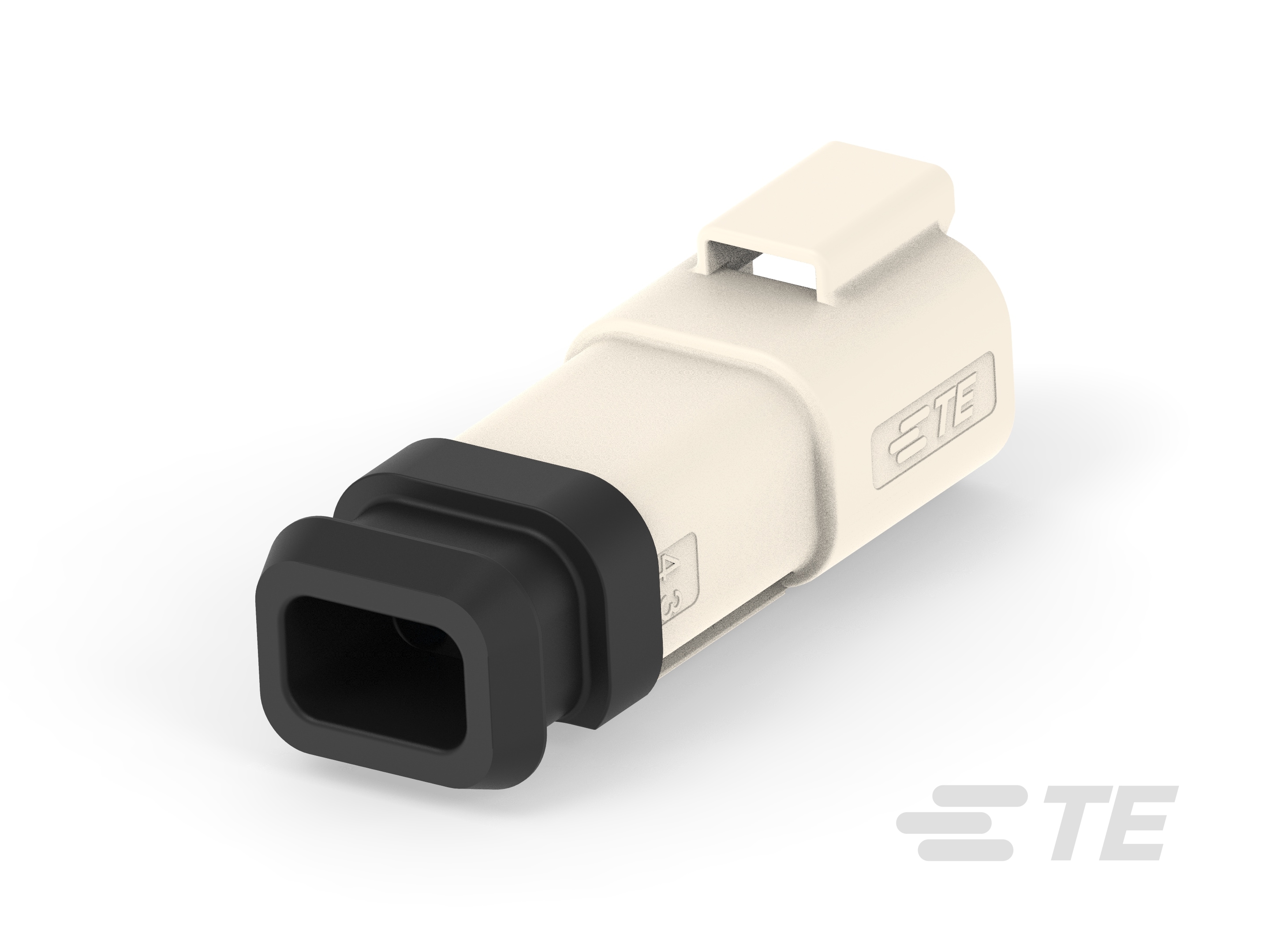 4CCT WHITE RECEP W/LARGE SEAL & HS-3-2600030-3