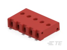 5P MODULAR RELEASABLE POKE-IN CONN_RED-3-2834006-5