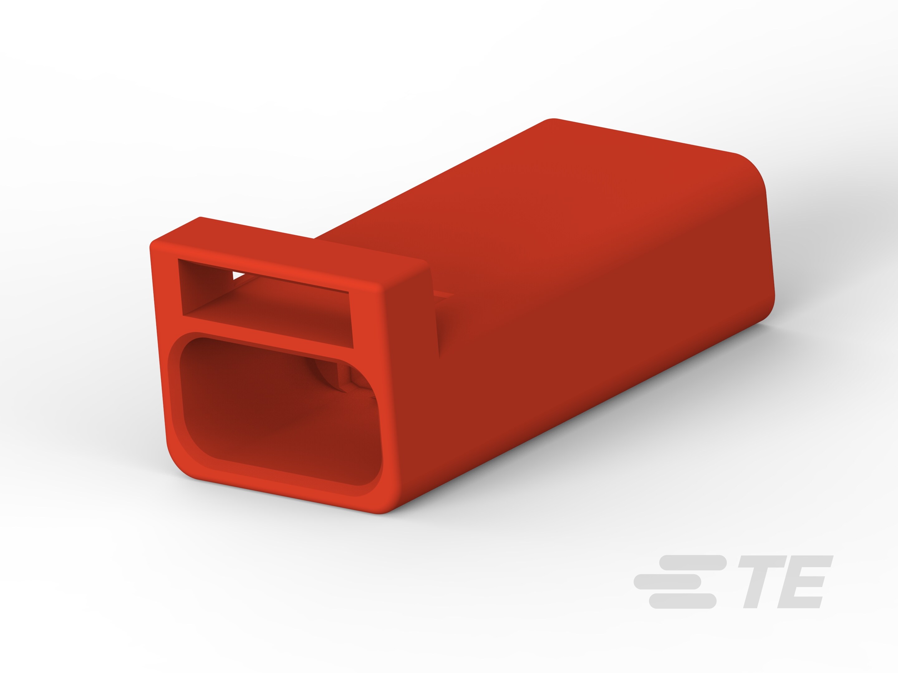 1P REC, MINIATURE WATERPROOF CONN.RED-3-2834075-1