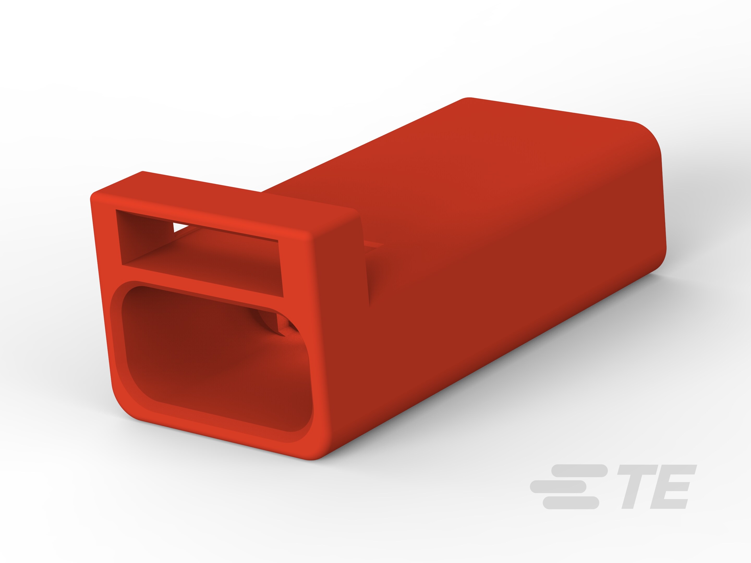 2P REC, MINIATURE WATERPROOF CONN.RED-3-2834075-2
