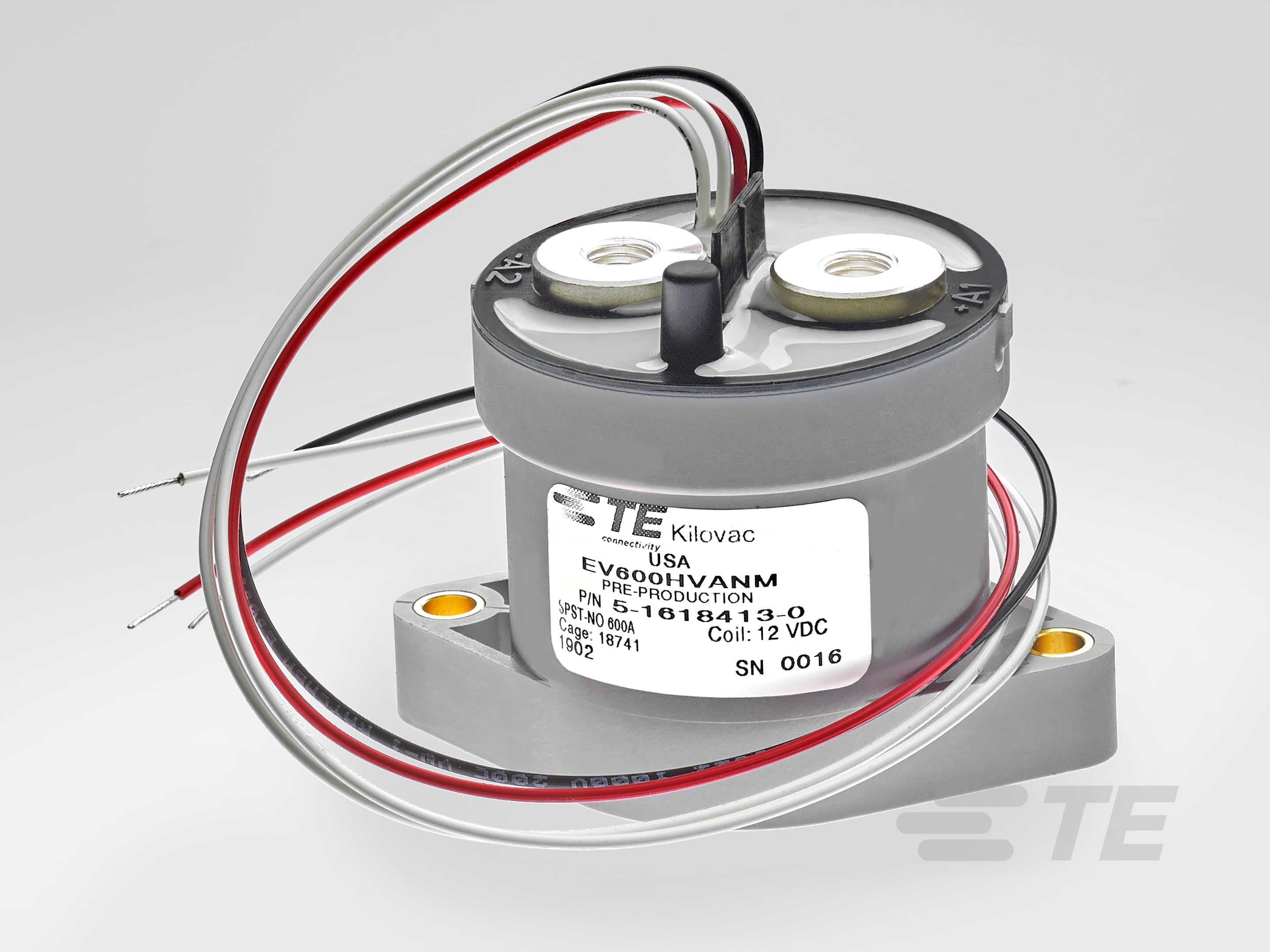 EV600HSANM = CONTACTOR, SPST-NO 24V COIL-4-1618413-9